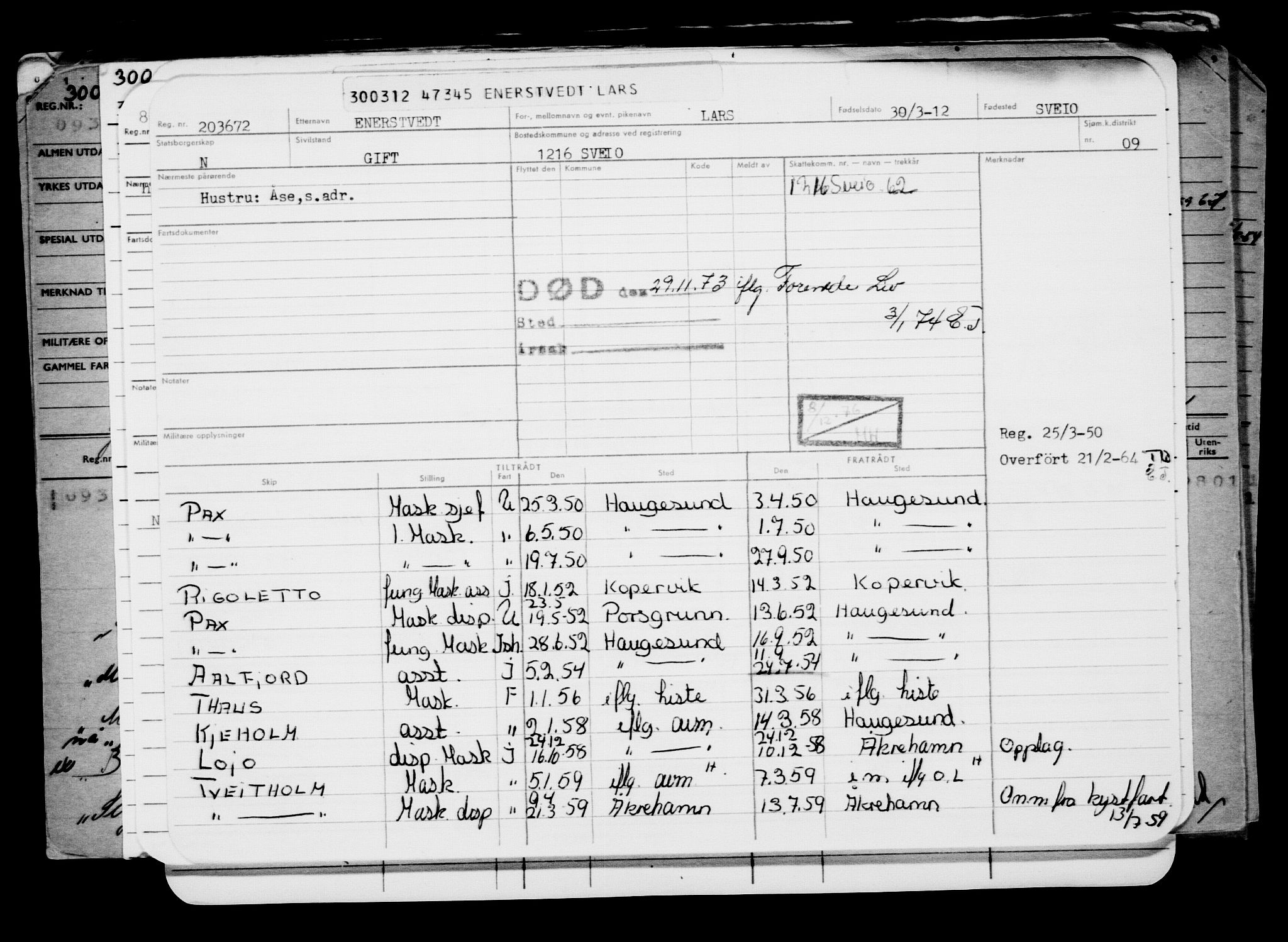 Direktoratet for sjømenn, AV/RA-S-3545/G/Gb/L0103: Hovedkort, 1912, s. 496