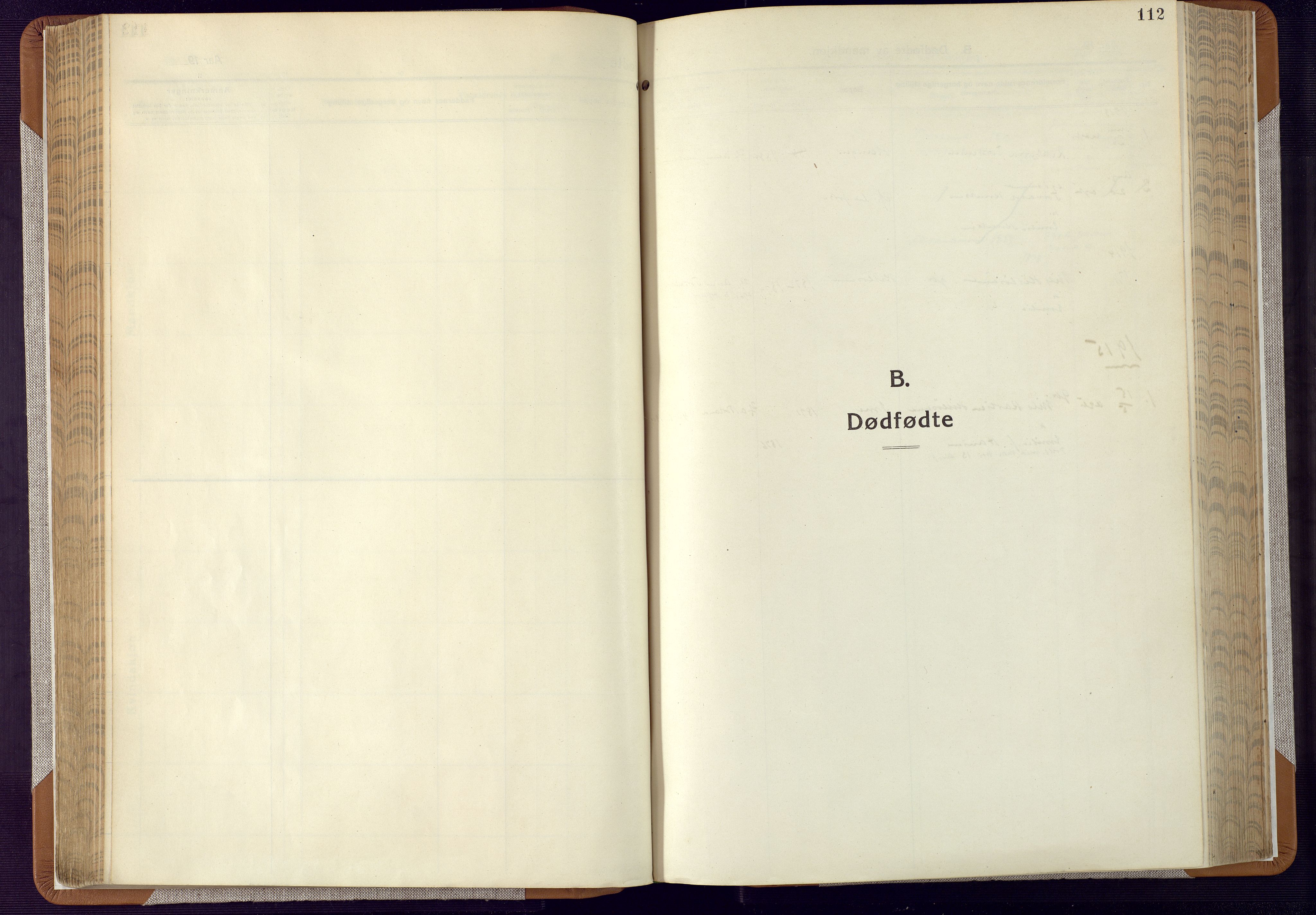 Mandal sokneprestkontor, SAK/1111-0030/F/Fa/Faa/L0022: Ministerialbok nr. A 22, 1913-1925, s. 112