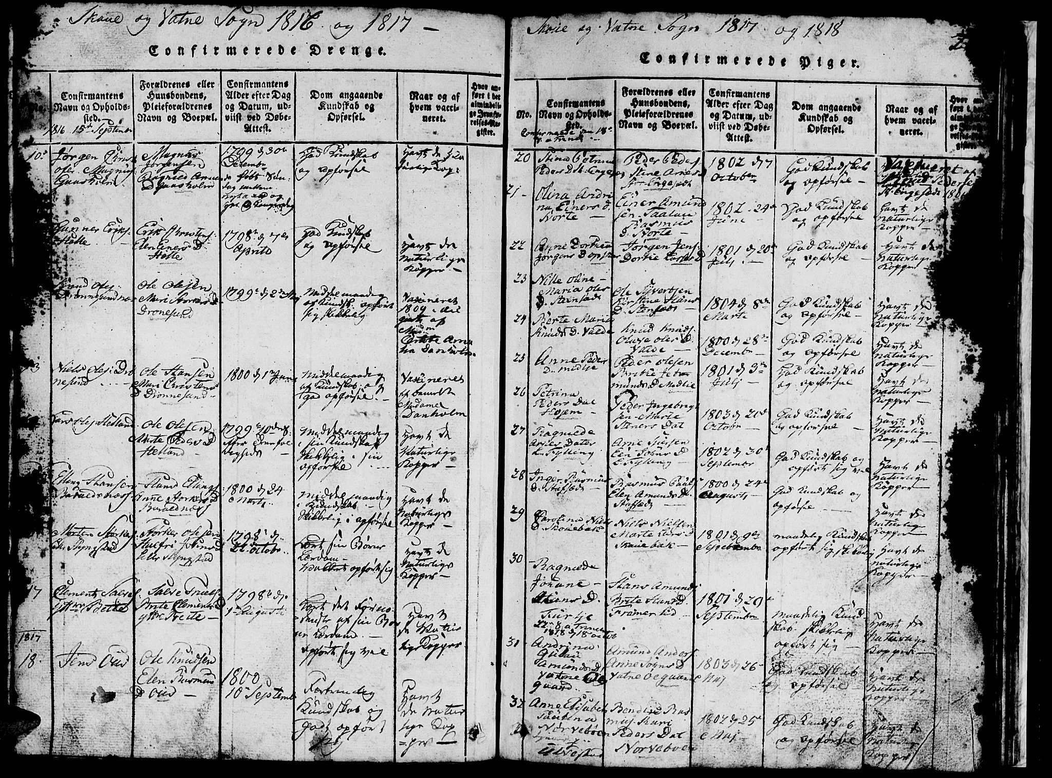 Ministerialprotokoller, klokkerbøker og fødselsregistre - Møre og Romsdal, AV/SAT-A-1454/524/L0360: Klokkerbok nr. 524C01, 1816-1830, s. 233