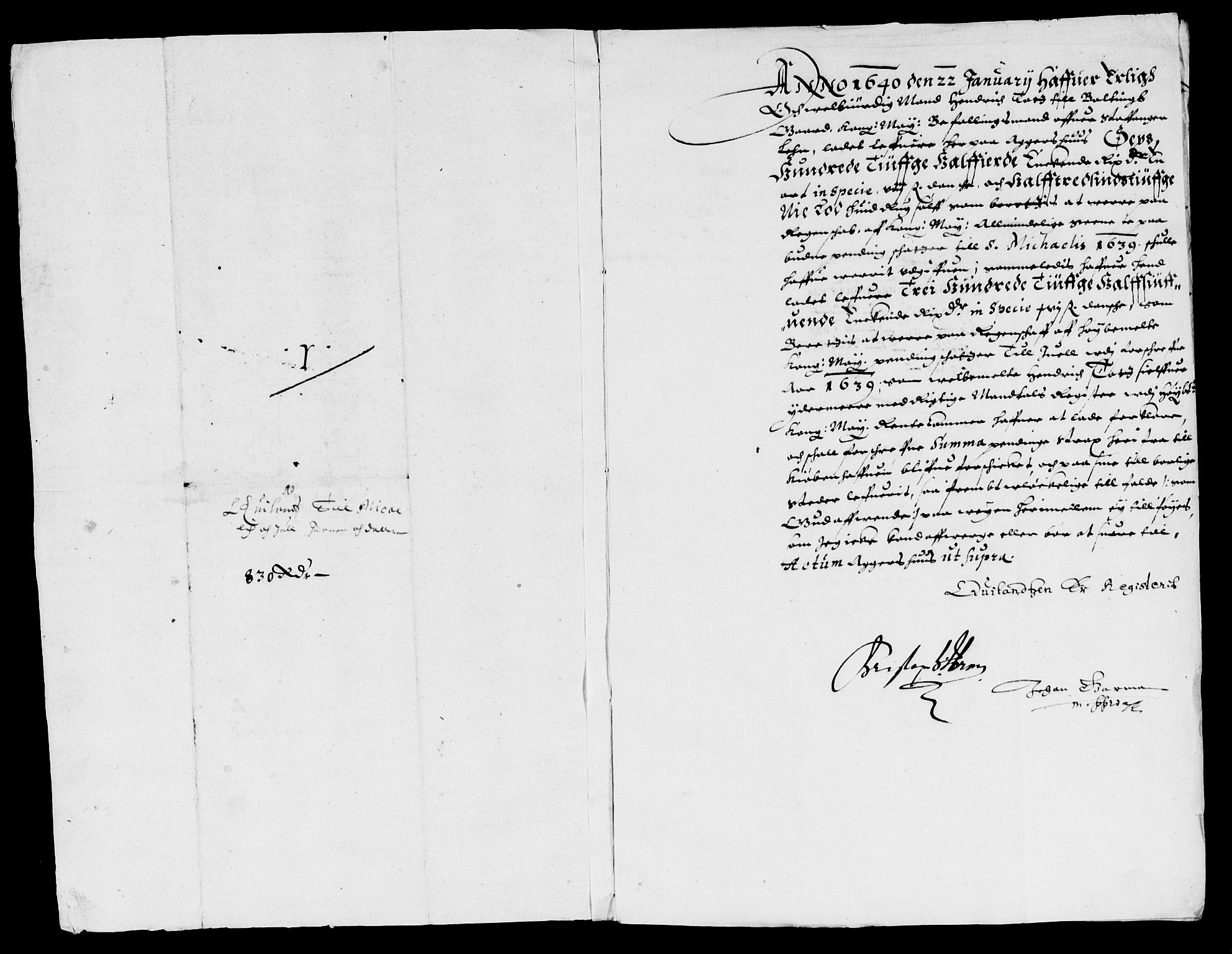 Rentekammeret inntil 1814, Reviderte regnskaper, Lensregnskaper, AV/RA-EA-5023/R/Rb/Rbs/L0024: Stavanger len, 1639-1641