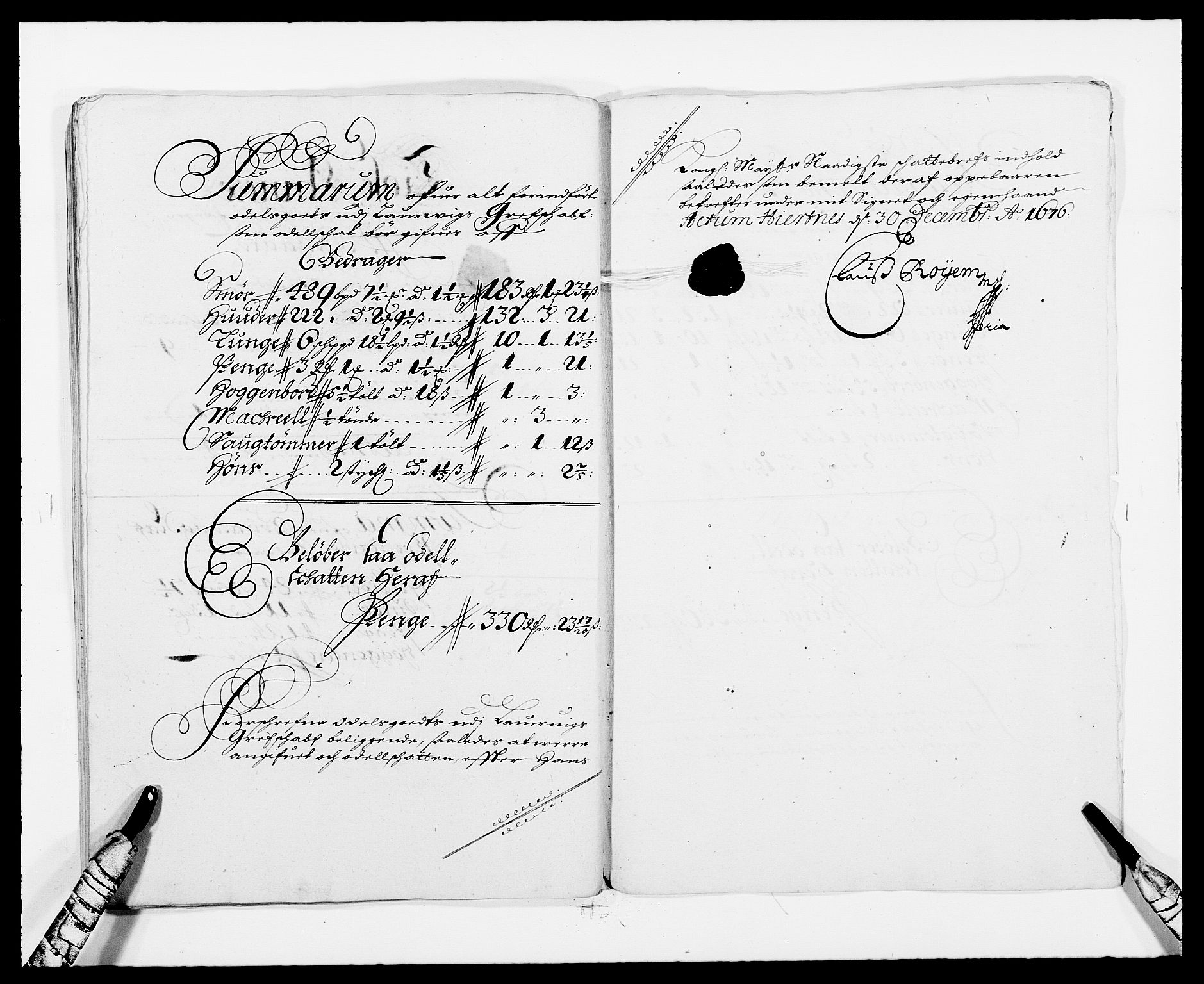 Rentekammeret inntil 1814, Reviderte regnskaper, Fogderegnskap, RA/EA-4092/R33/L1967: Fogderegnskap Larvik grevskap, 1675-1687, s. 325
