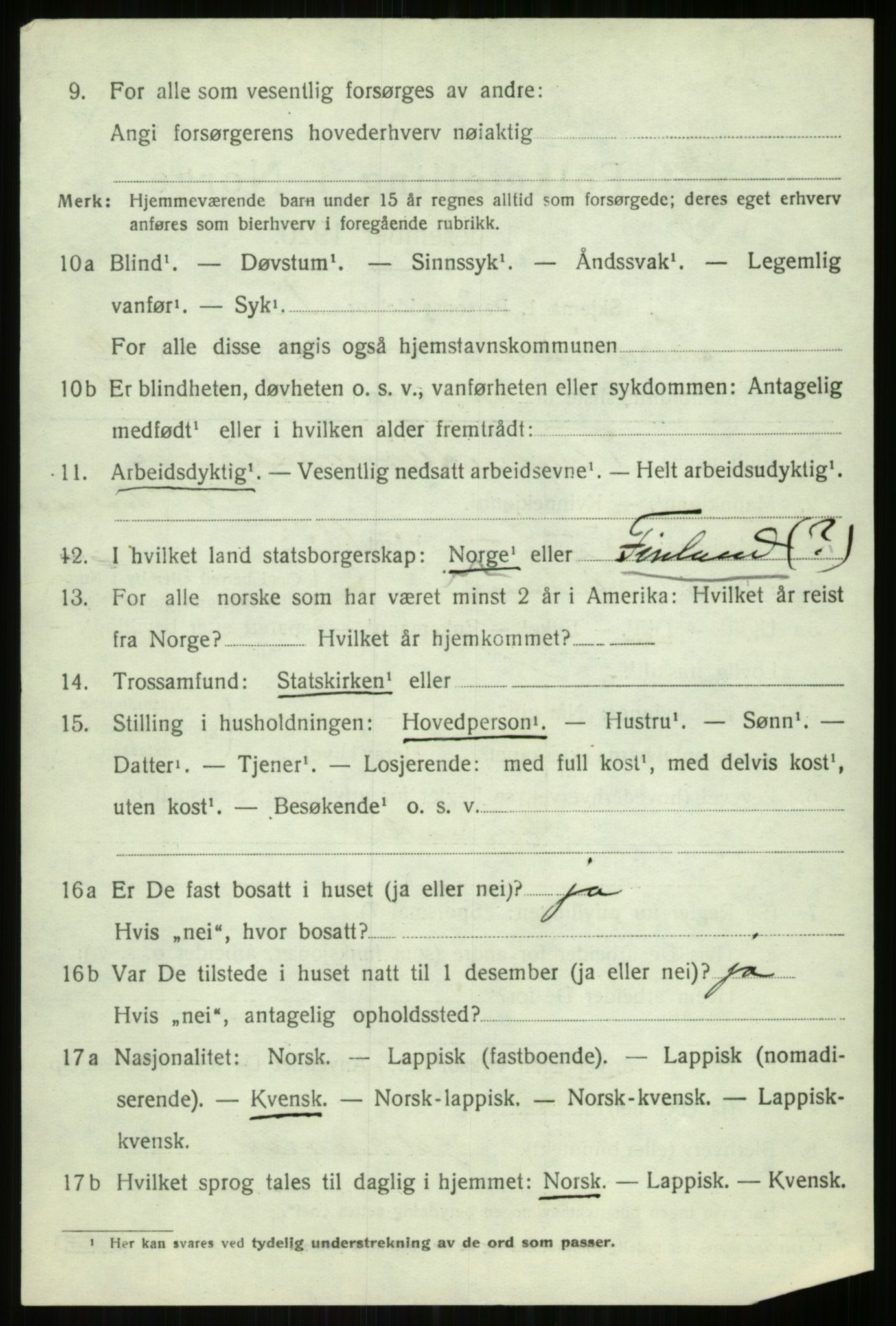 SATØ, Folketelling 1920 for 1934 Tromsøysund herred, 1920, s. 7225