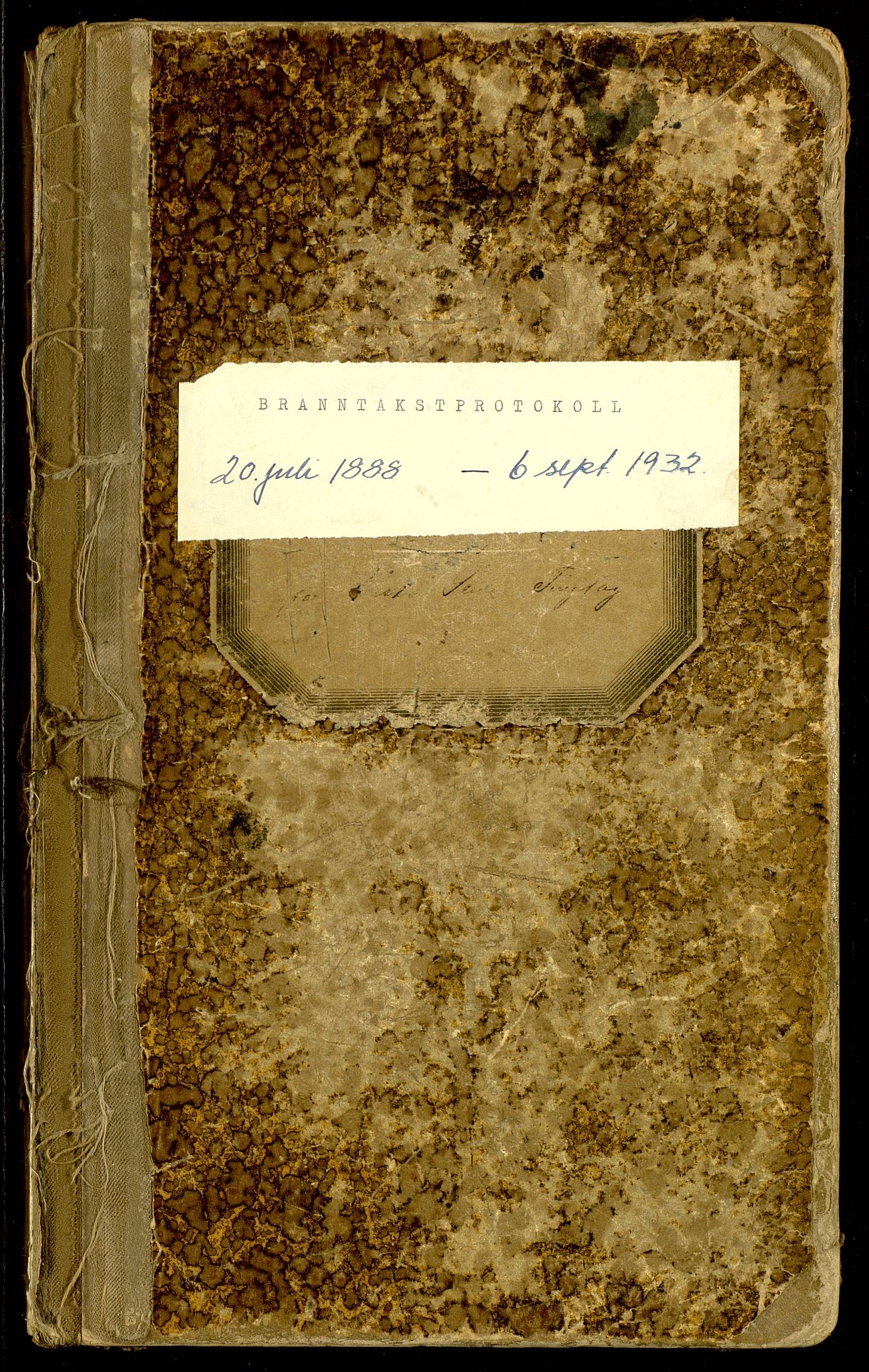 Norges Brannkasse, Vestre Slidre, AV/SAH-NBRANS-057/F/L0001: Branntakstprotokoll, 1888-1932