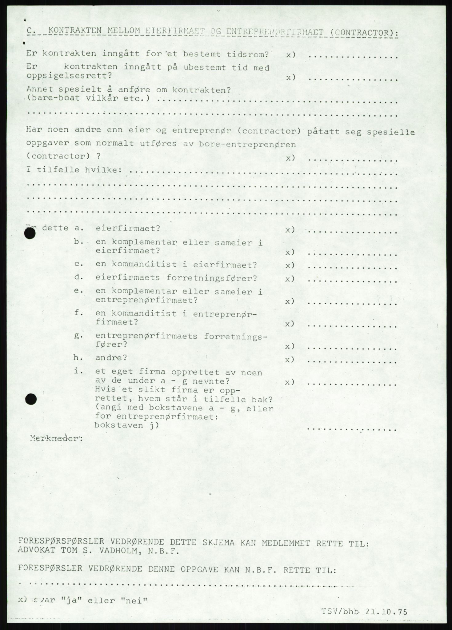 Pa 1503 - Stavanger Drilling AS, AV/SAST-A-101906/D/L0006: Korrespondanse og saksdokumenter, 1974-1984, s. 532
