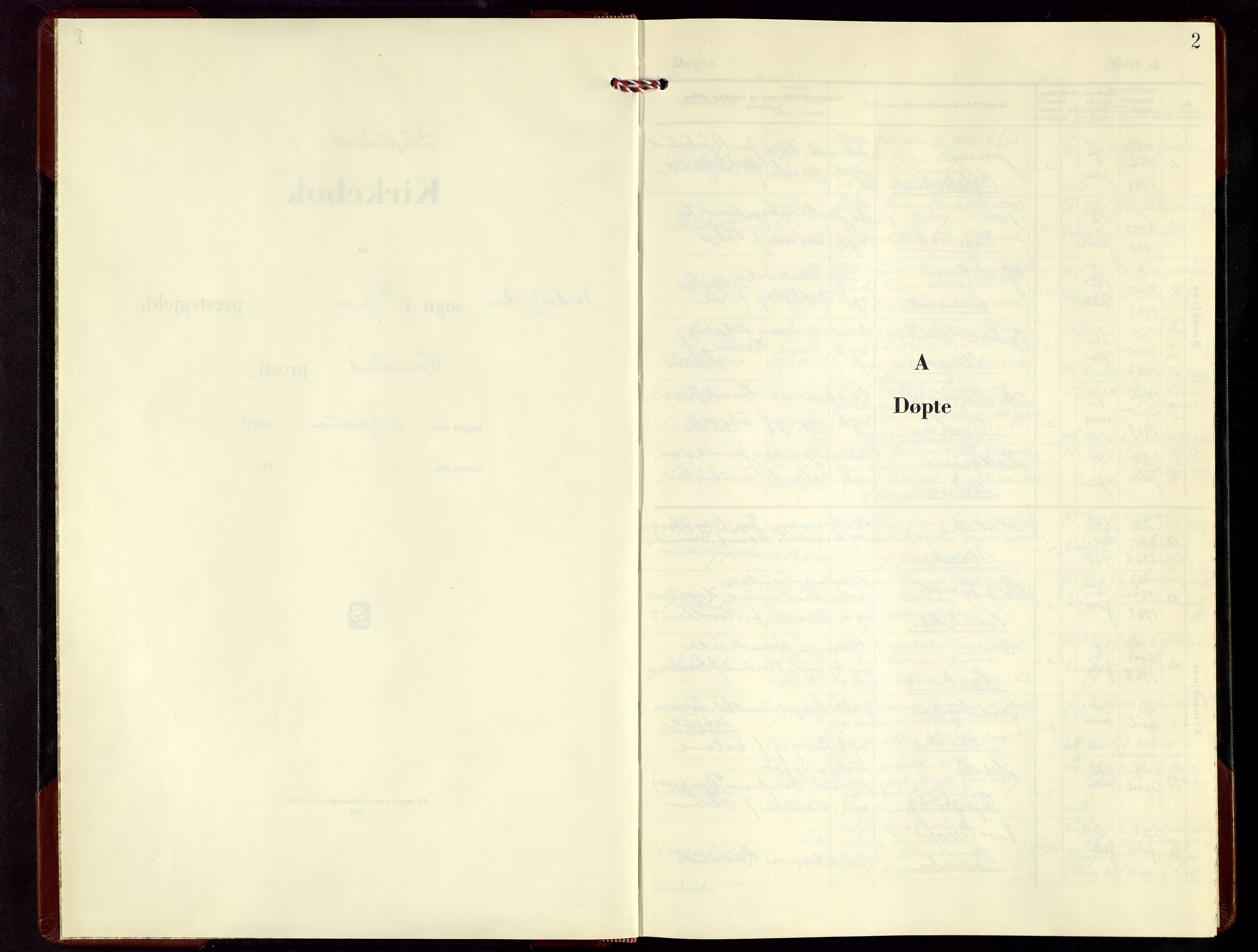 Avaldsnes sokneprestkontor, AV/SAST-A -101851/H/Ha/Hab/L0013: Klokkerbok nr. B 13, 1969-1969, s. 2