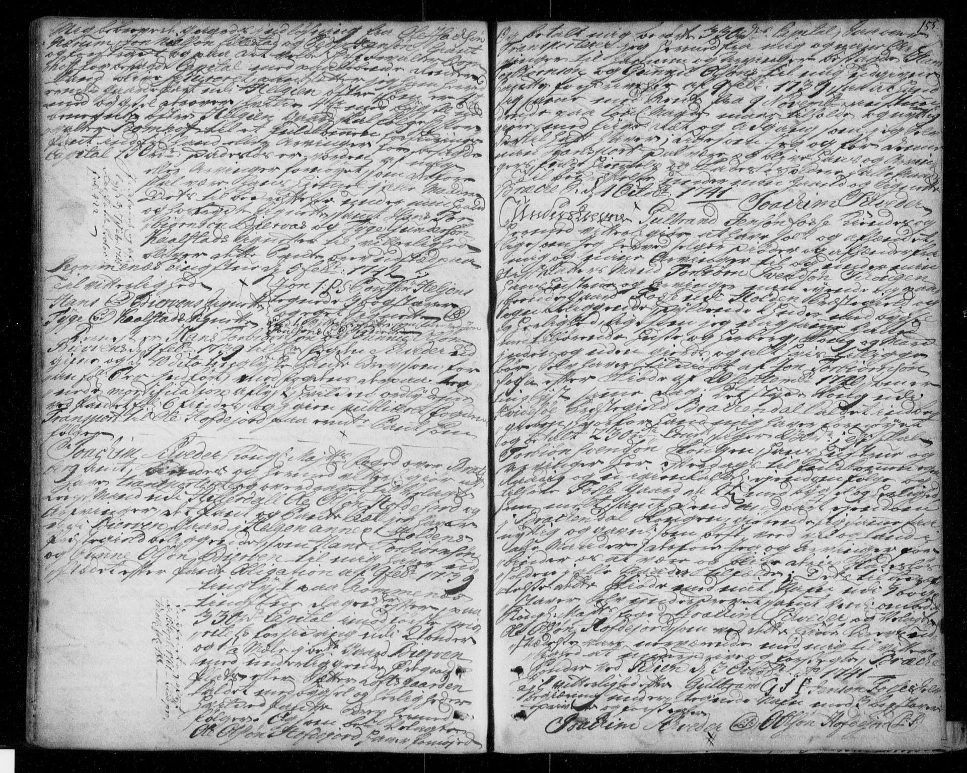 Nedre Telemark sorenskriveri, SAKO/A-135/G/Ga/Gaa/L0001h: Pantebok nr. H, 1738-1752, s. 155