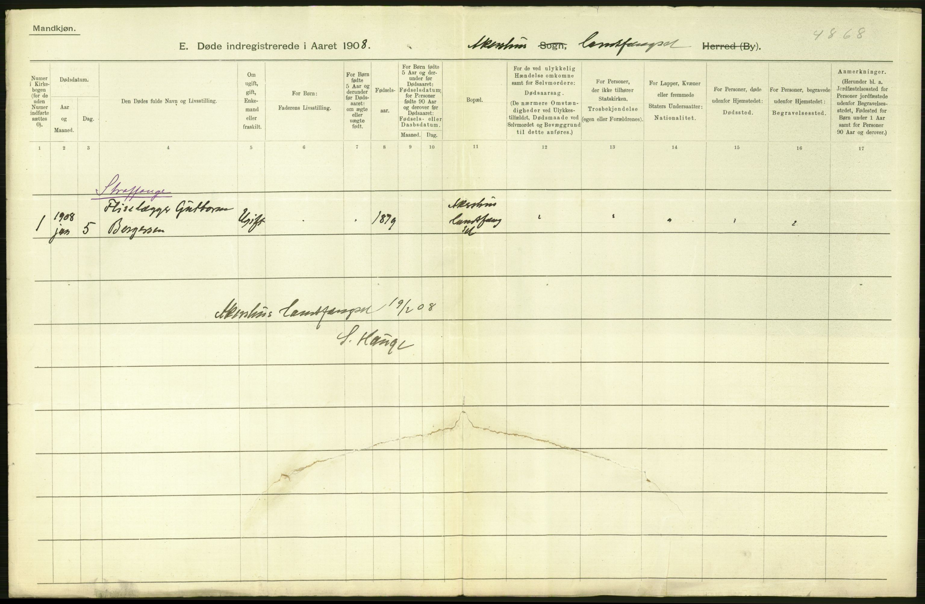 Statistisk sentralbyrå, Sosiodemografiske emner, Befolkning, AV/RA-S-2228/D/Df/Dfa/Dfaf/L0009: Kristiania: Døde, dødfødte., 1908, s. 146