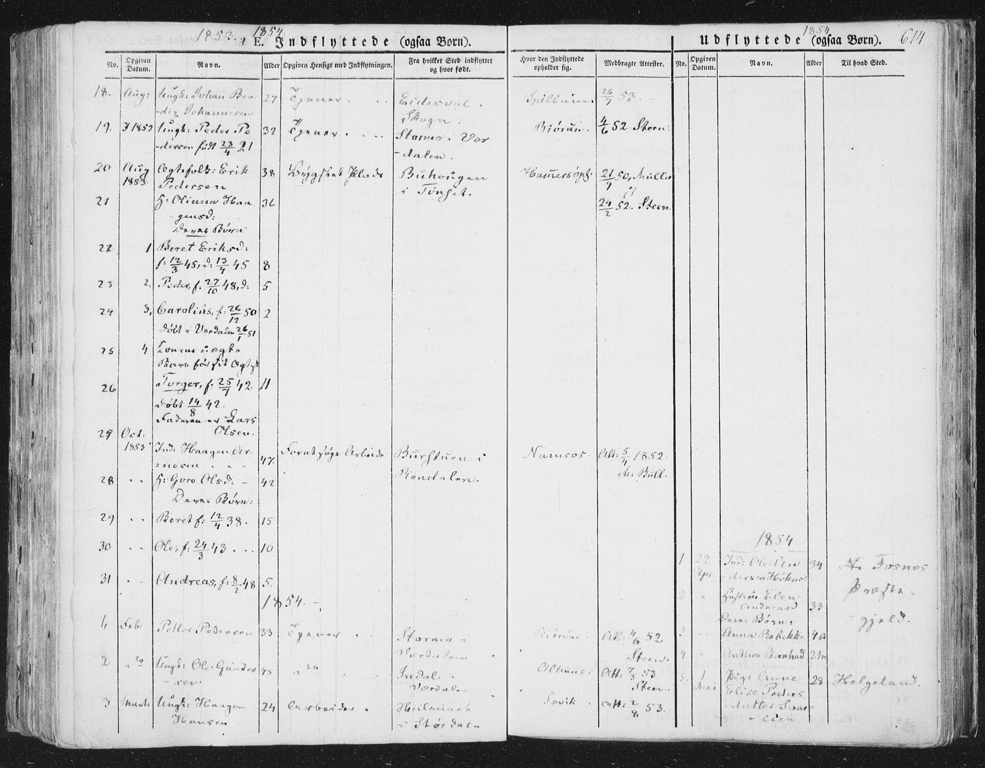 Ministerialprotokoller, klokkerbøker og fødselsregistre - Nord-Trøndelag, AV/SAT-A-1458/764/L0552: Ministerialbok nr. 764A07b, 1824-1865, s. 614