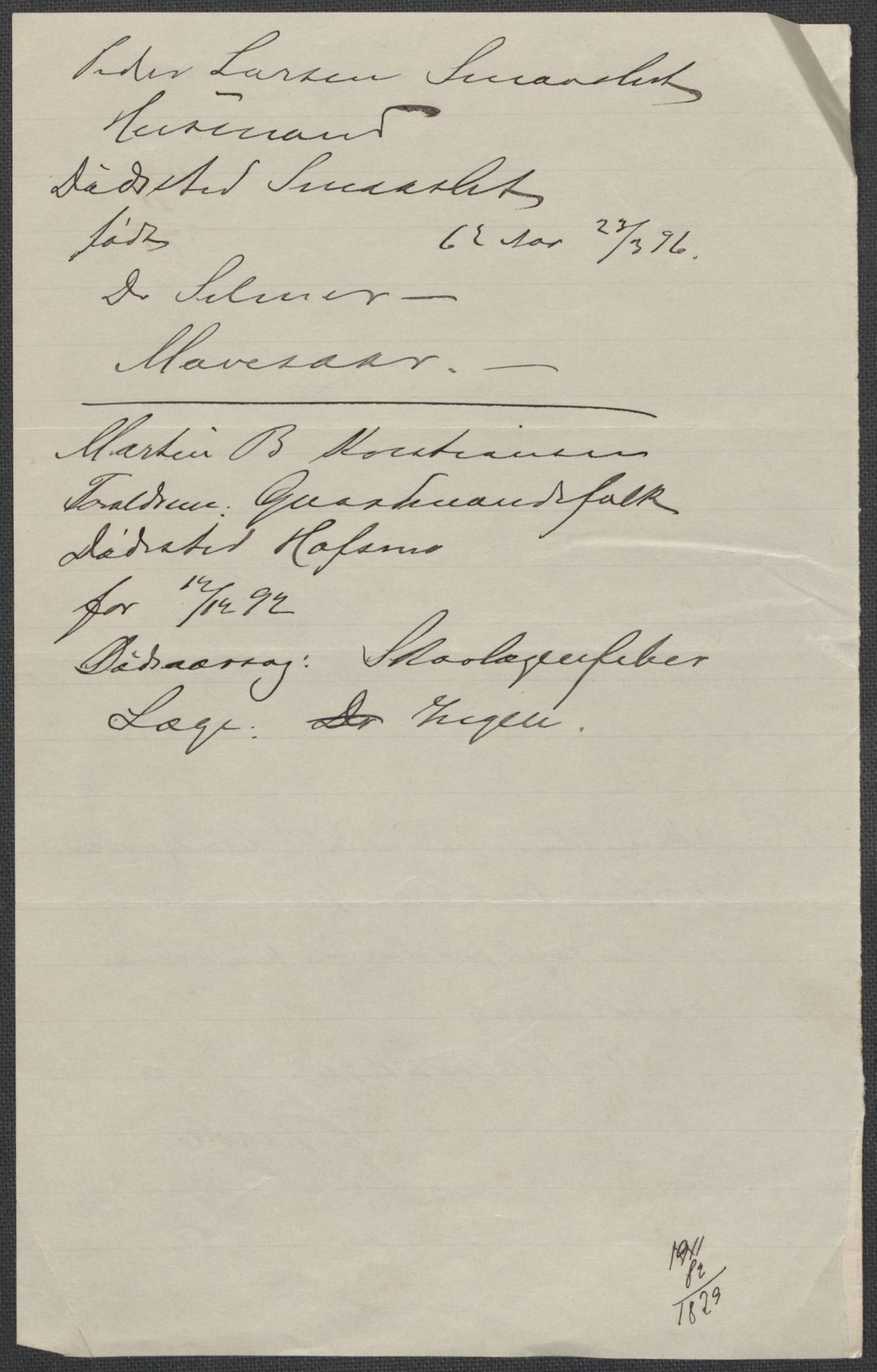 Hemne og Snillfjord lensmannskontor, AV/SAT-A-1051/1/02/L0001: 2.01.01 Dødsfallsanmeldelsesprotokoll, 1863-1917
