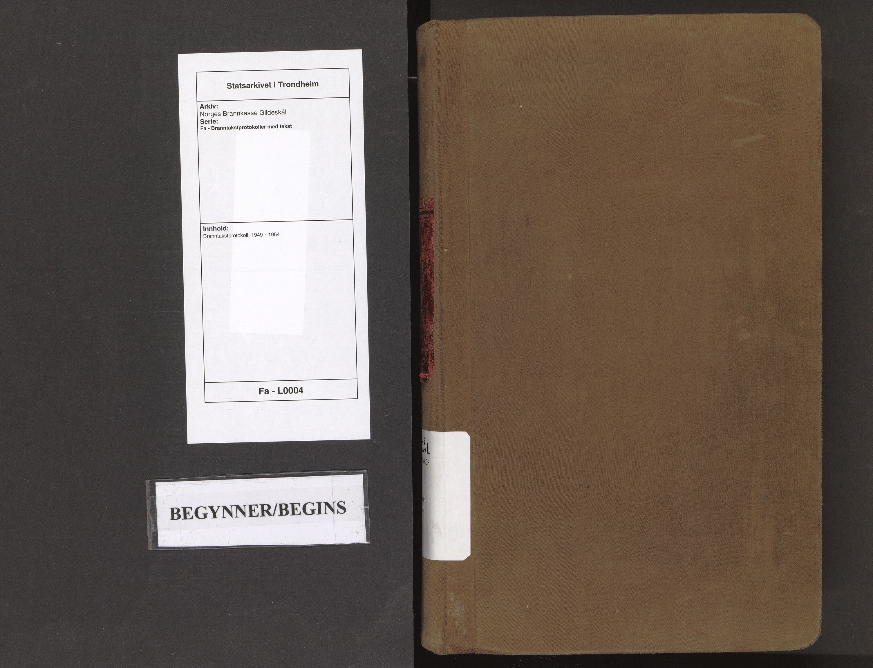 Norges Brannkasse Gildeskål, AV/SAT-A-5591/Fa/L0004: Branntakstprotokoll, 1949-1954