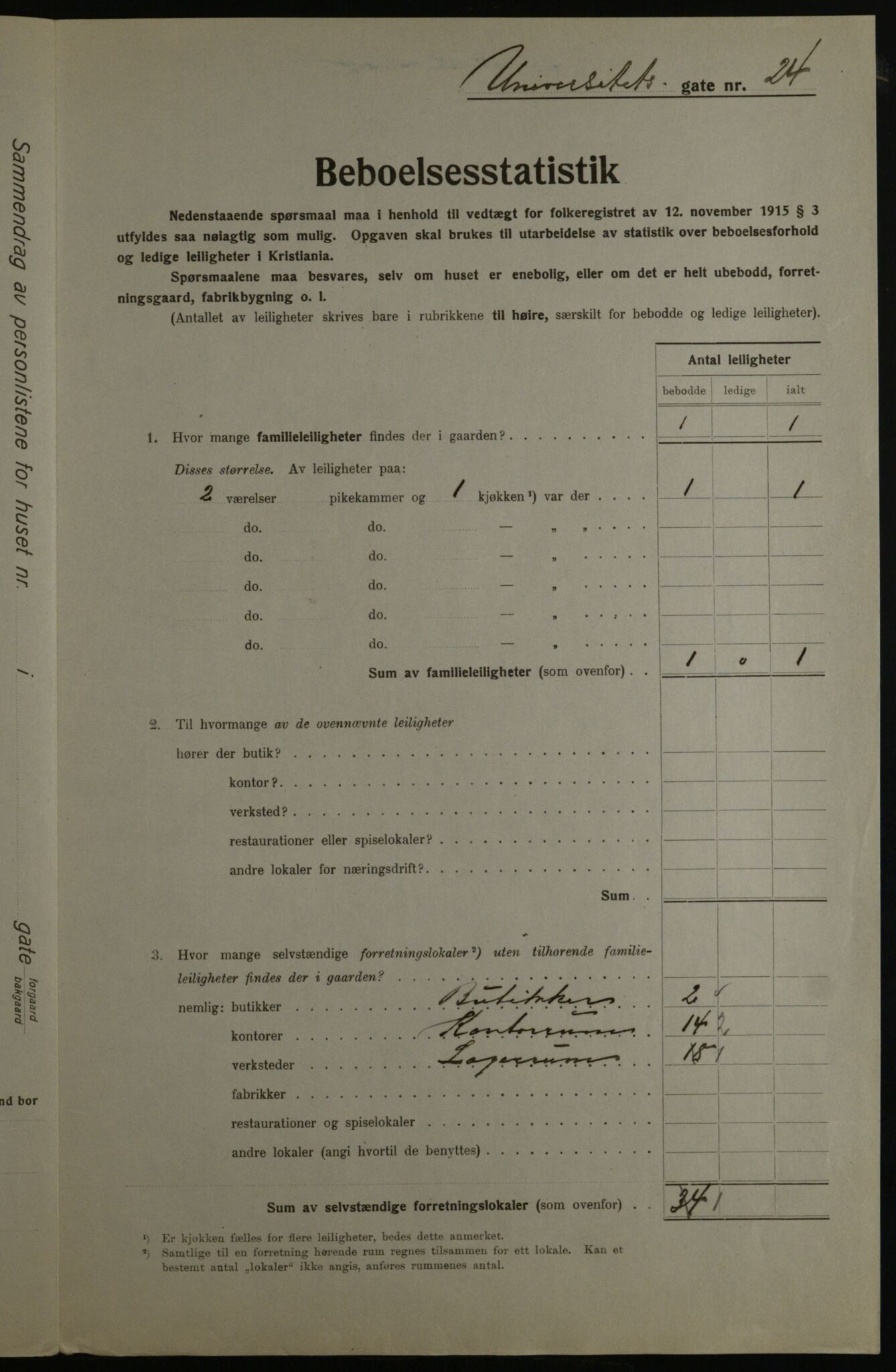 OBA, Kommunal folketelling 1.12.1923 for Kristiania, 1923, s. 132881