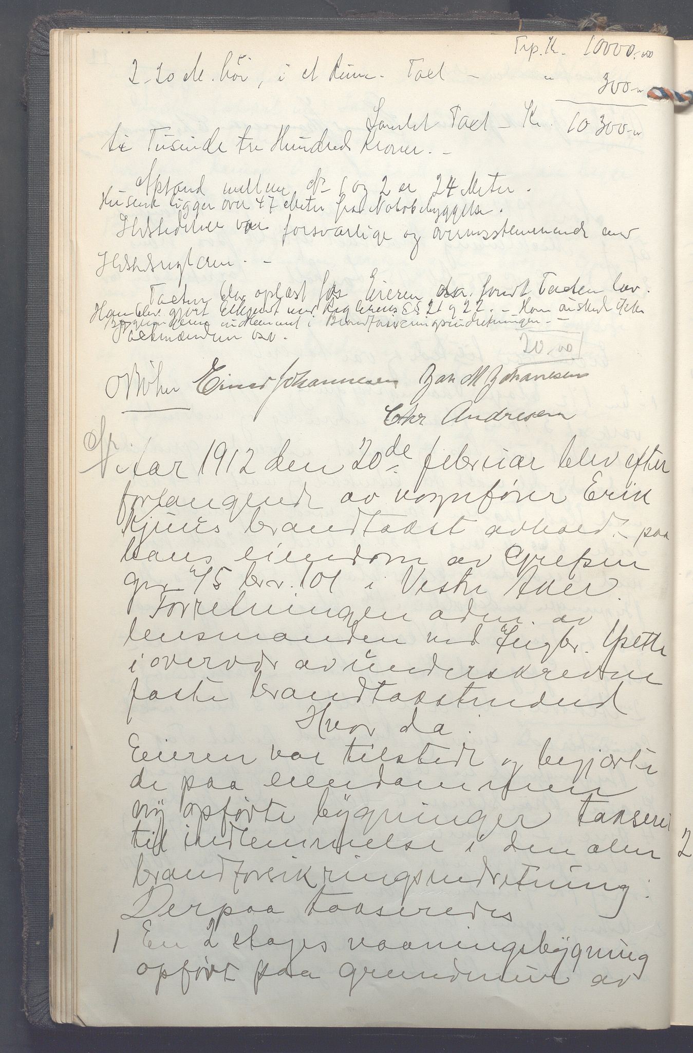 Lensmennene i Aker, OBA/A-10133/F/Fa/L0016: Branntakstprotokoll, 1912-1913, s. 11b