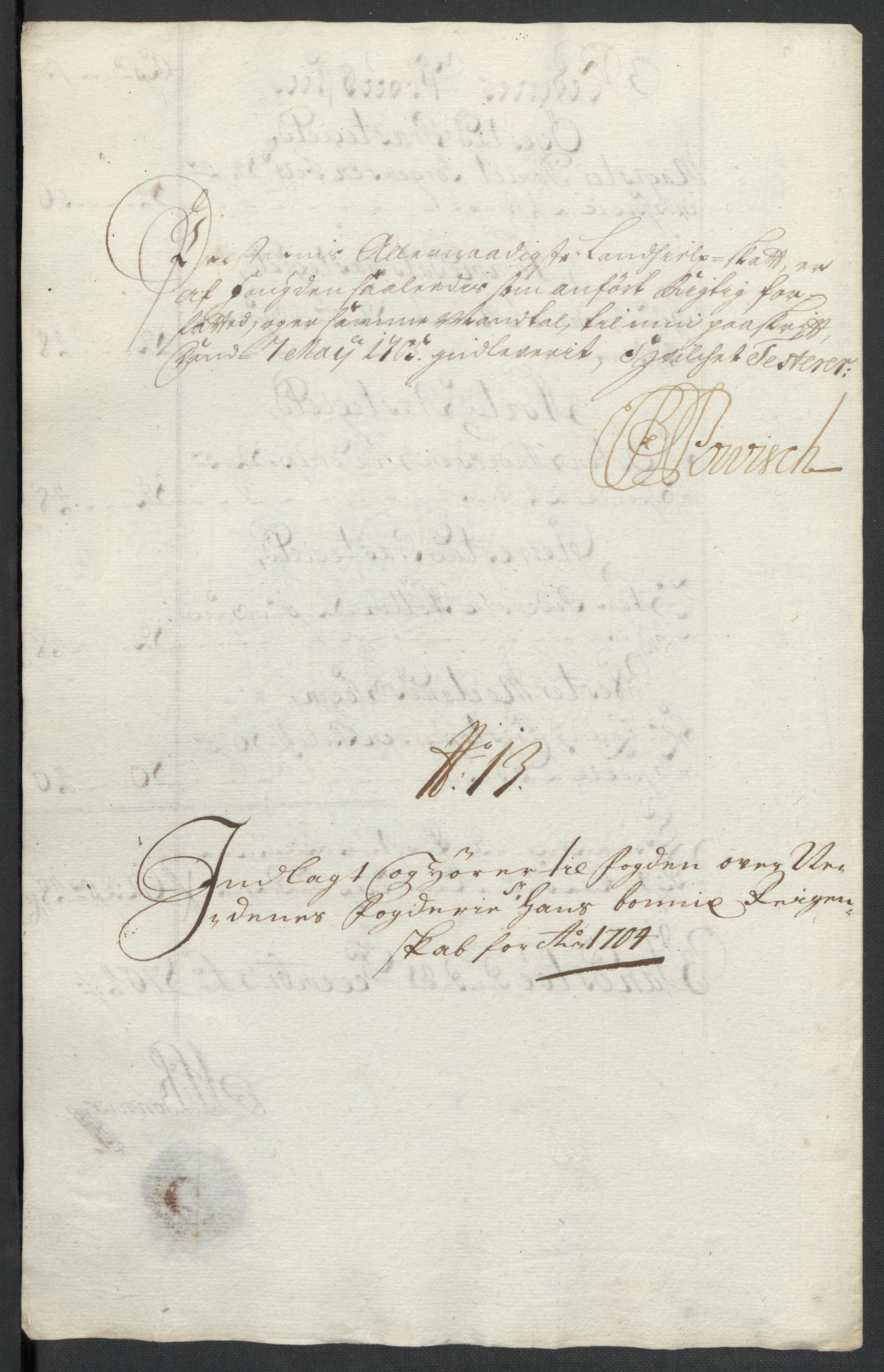 Rentekammeret inntil 1814, Reviderte regnskaper, Fogderegnskap, AV/RA-EA-4092/R39/L2317: Fogderegnskap Nedenes, 1704-1705, s. 57