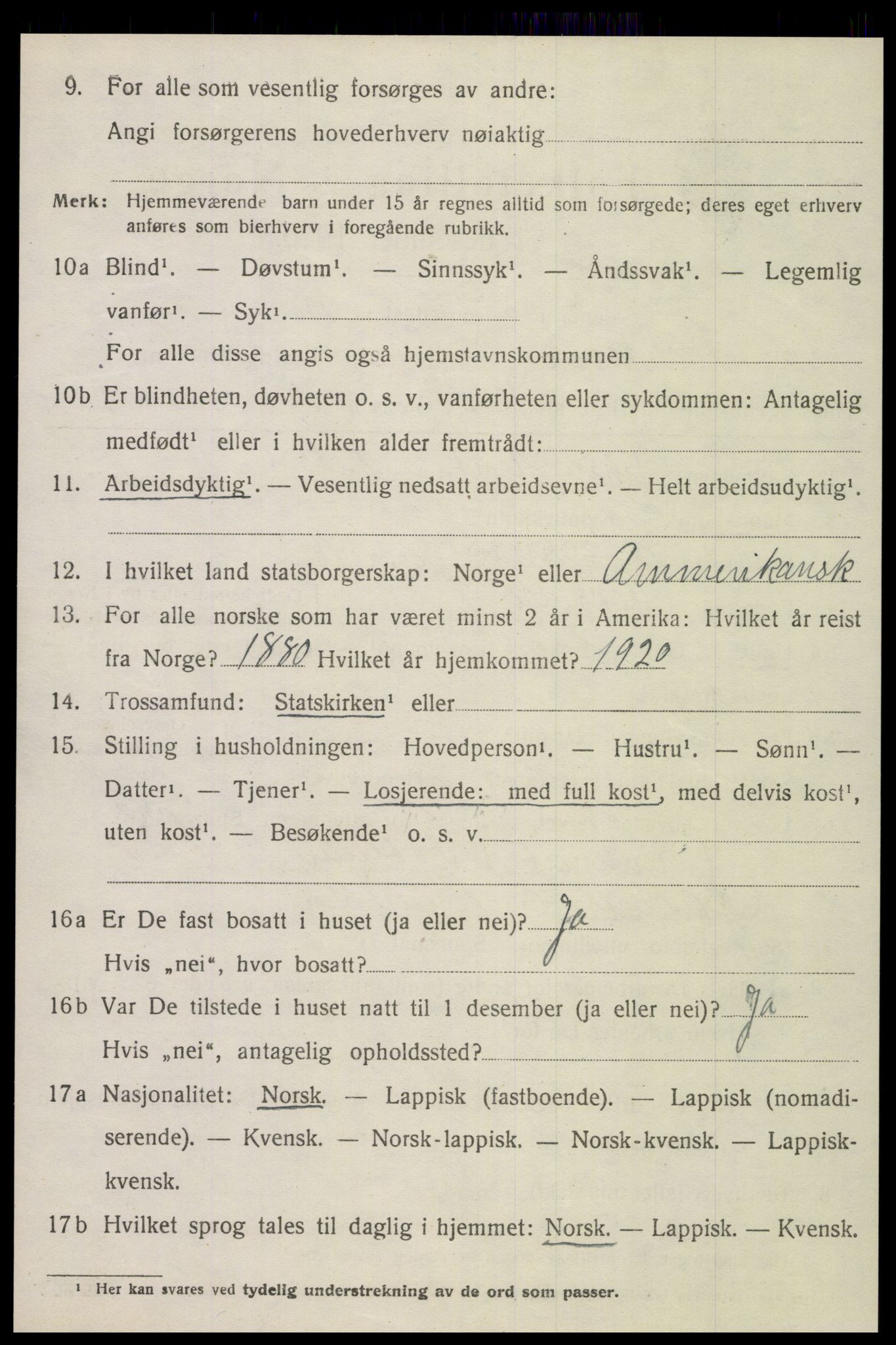 SAT, Folketelling 1920 for 1718 Leksvik herred, 1920, s. 4757