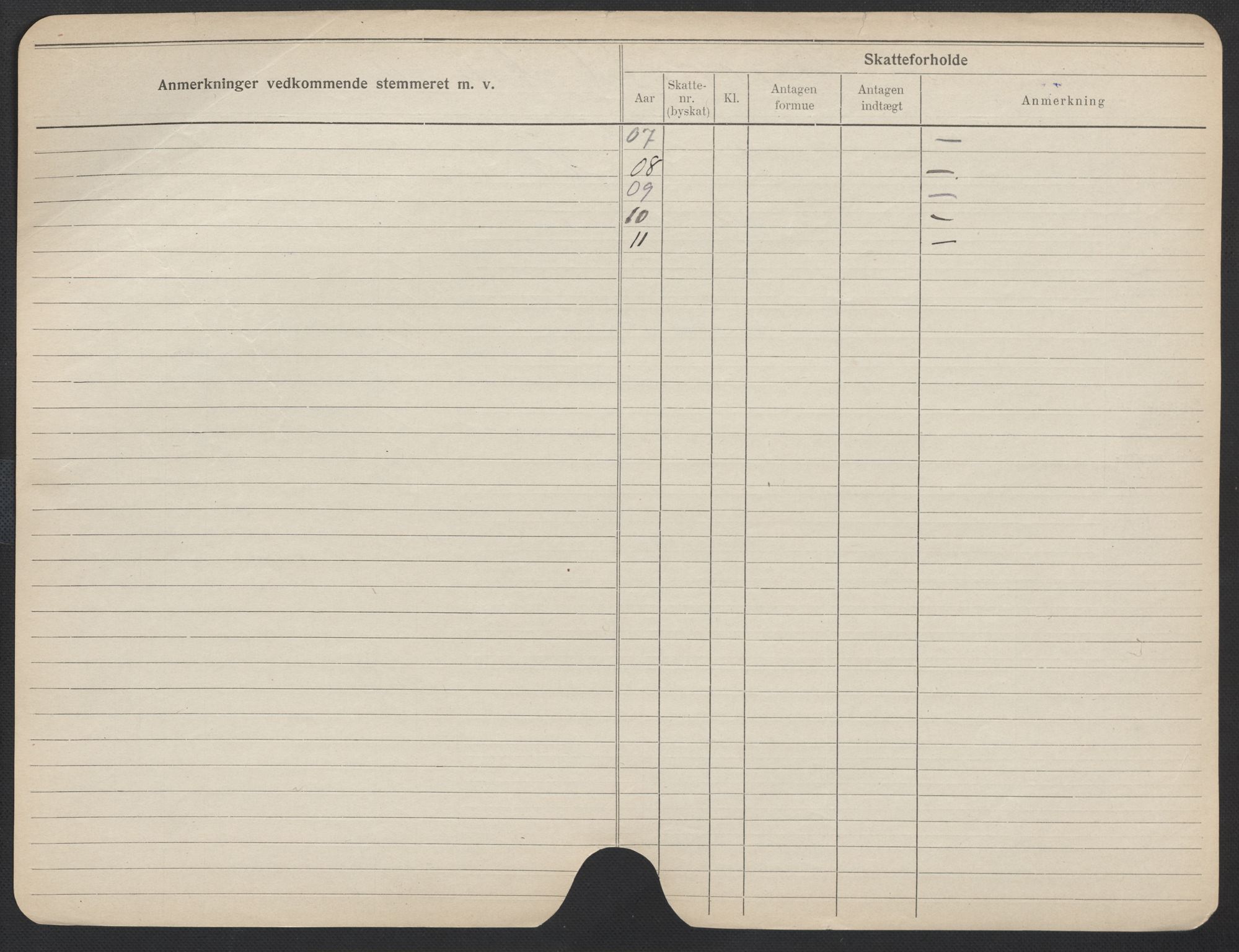 Oslo folkeregister, Registerkort, AV/SAO-A-11715/F/Fa/Fac/L0013: Kvinner, 1906-1914, s. 171b