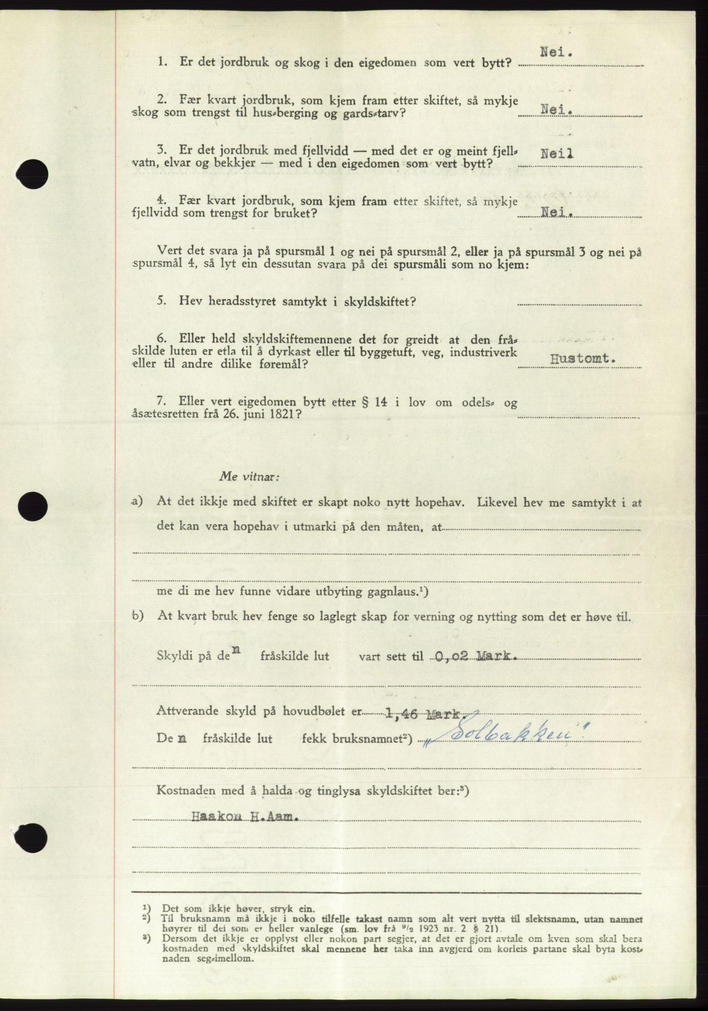 Søre Sunnmøre sorenskriveri, AV/SAT-A-4122/1/2/2C/L0090: Pantebok nr. 16A, 1951-1951, Dagboknr: 1736/1951