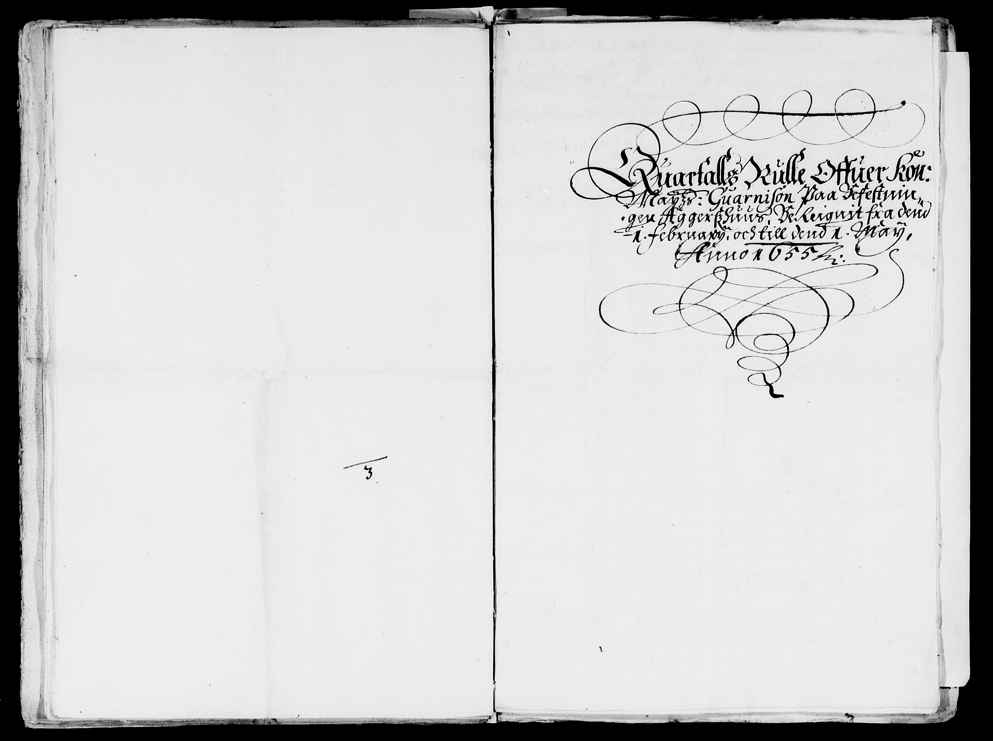 Rentekammeret inntil 1814, Reviderte regnskaper, Lensregnskaper, AV/RA-EA-5023/R/Rb/Rba/L0225: Akershus len, 1653-1655