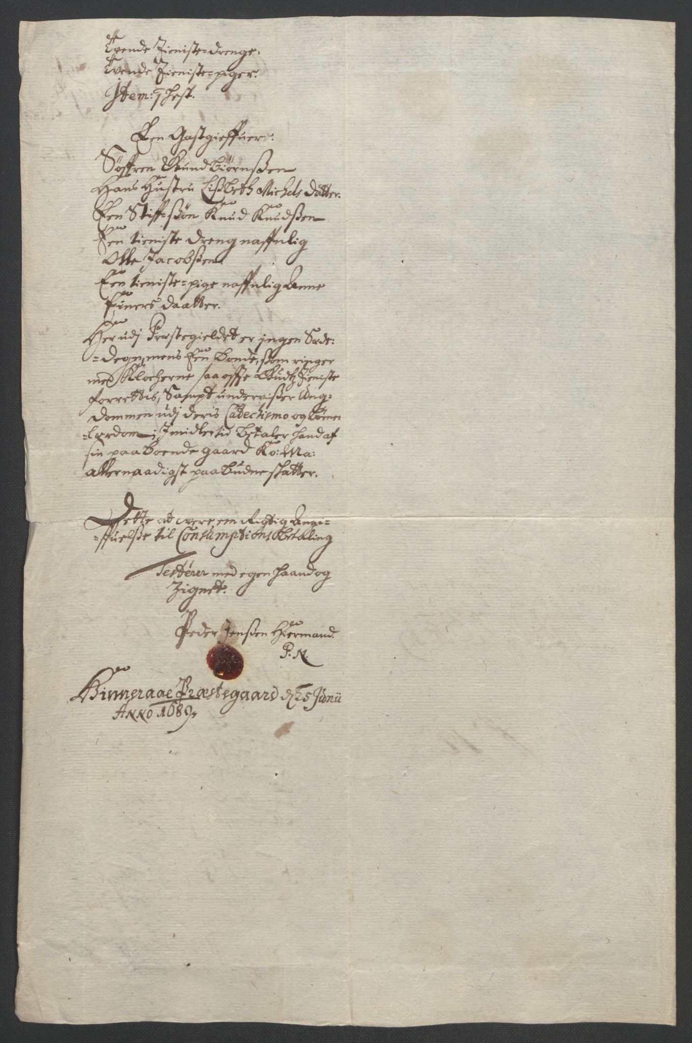 Rentekammeret inntil 1814, Reviderte regnskaper, Fogderegnskap, AV/RA-EA-4092/R47/L2856: Fogderegnskap Ryfylke, 1689-1693, s. 49