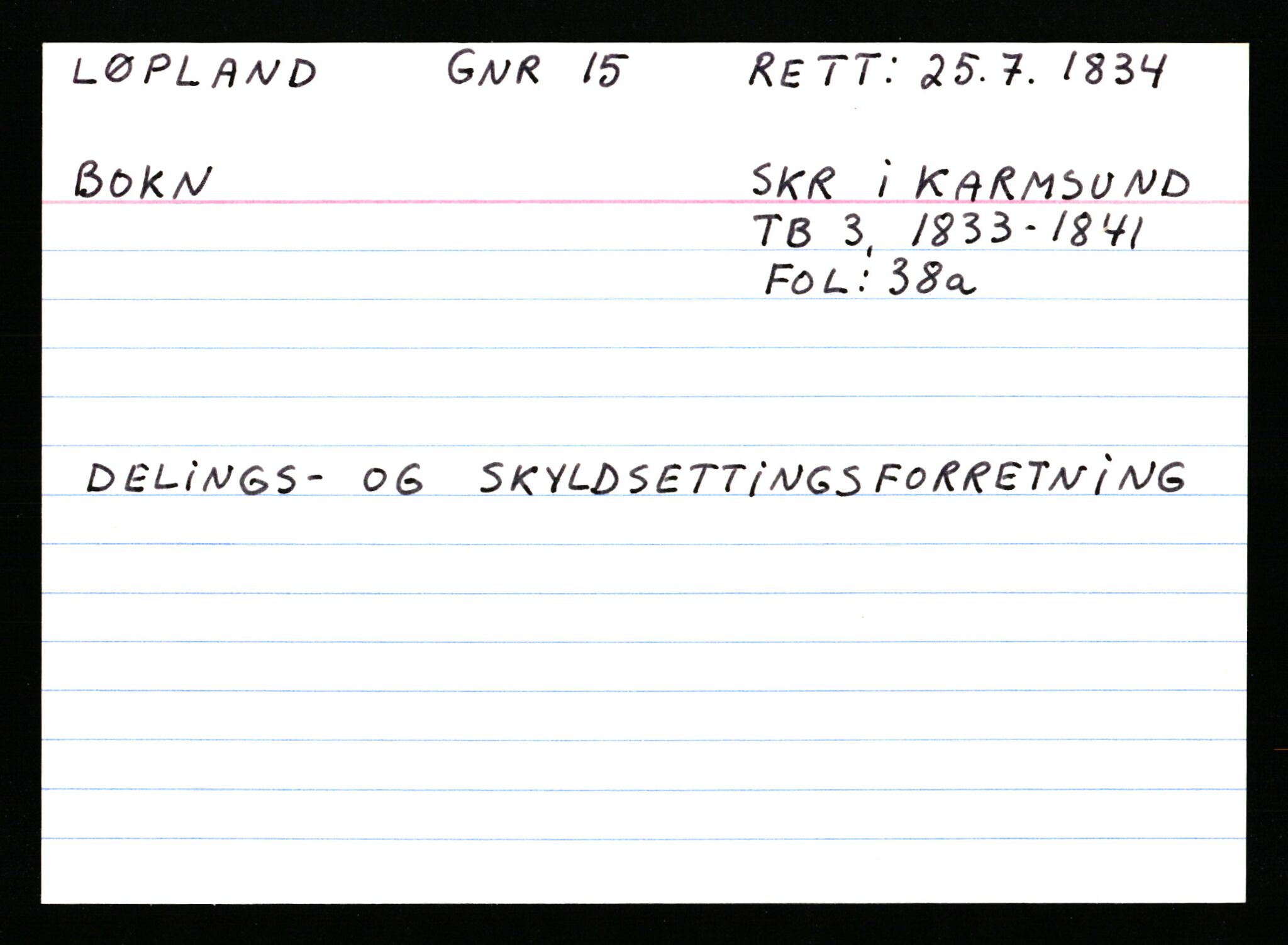 Statsarkivet i Stavanger, AV/SAST-A-101971/03/Y/Ym/L0037: Åstedskort sortert etter gårdsnavn: Lædre - Mauland, 1600-1950, s. 187