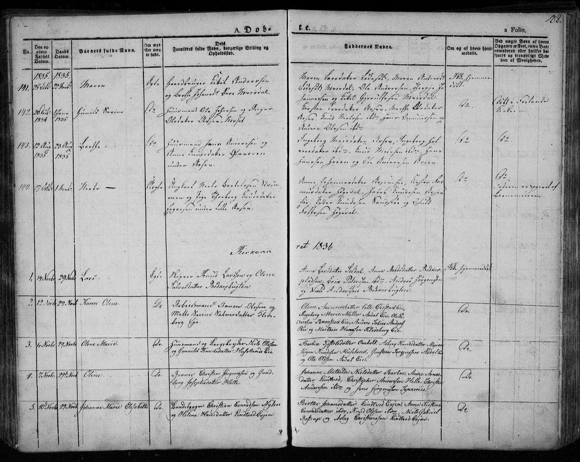 Øyestad sokneprestkontor, AV/SAK-1111-0049/F/Fa/L0013: Ministerialbok nr. A 13, 1827-1842, s. 108