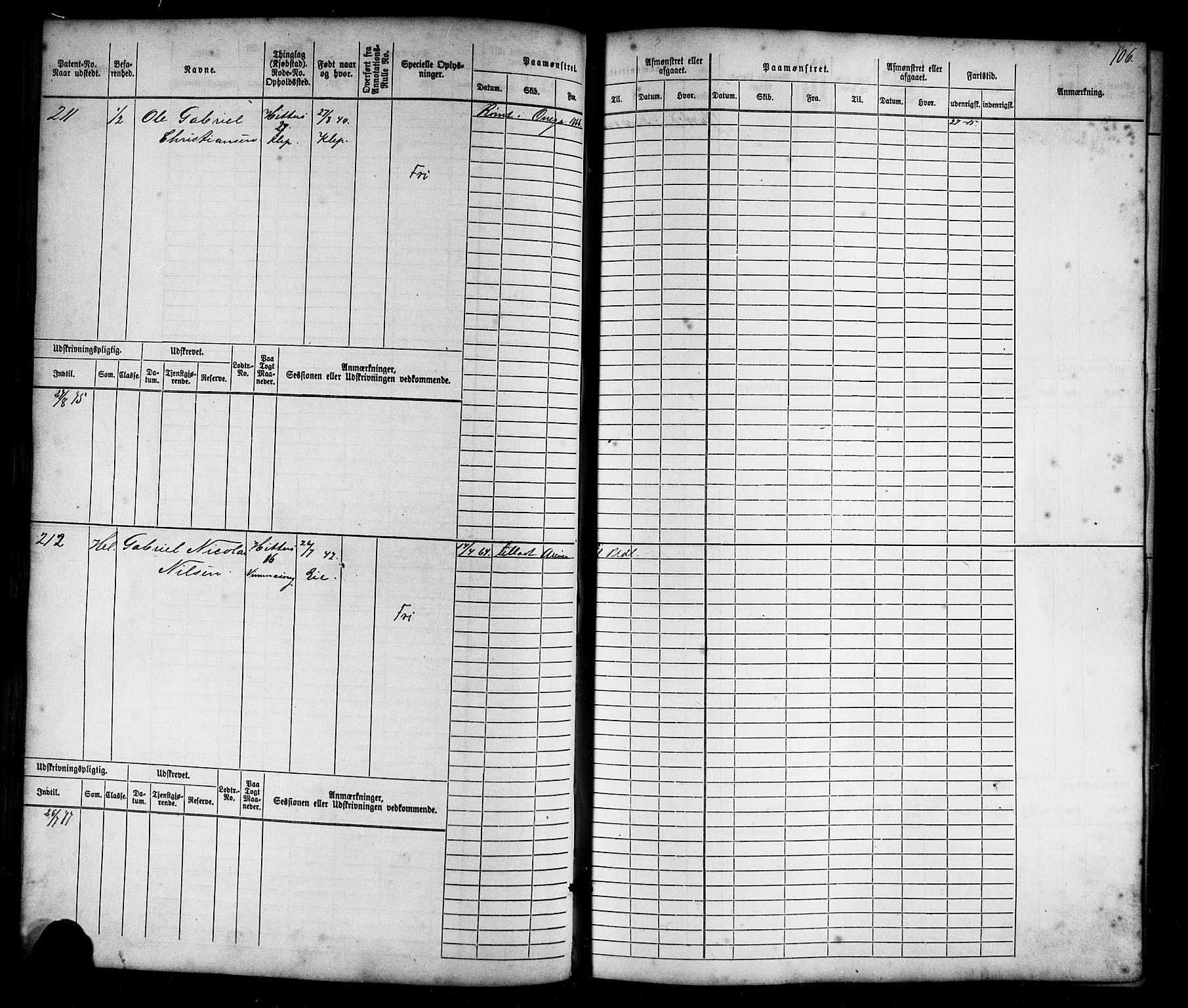 Flekkefjord mønstringskrets, AV/SAK-2031-0018/F/Fb/L0008: Hovedrulle nr 1-770, Æ-5, 1867-1900, s. 107