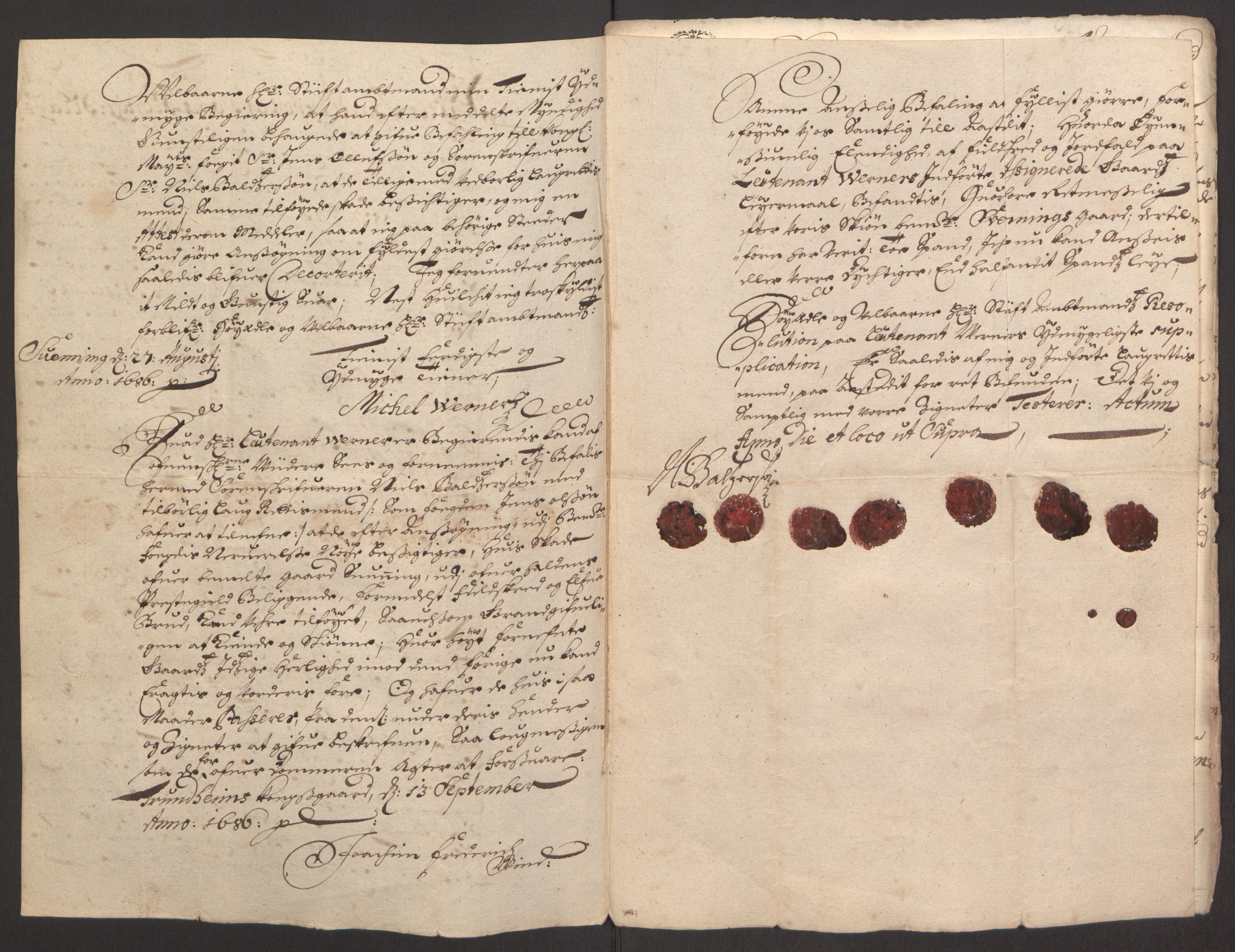 Rentekammeret inntil 1814, Reviderte regnskaper, Fogderegnskap, AV/RA-EA-4092/R64/L4424: Fogderegnskap Namdal, 1692-1695, s. 442