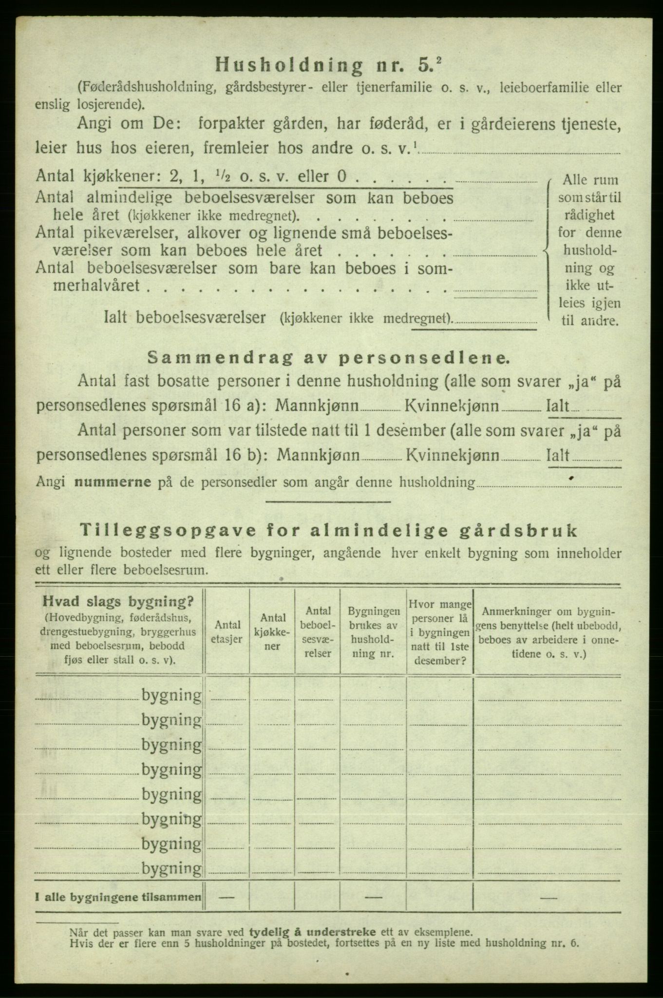 SAB, Folketelling 1920 for 1212 Skånevik herred, 1920, s. 1607