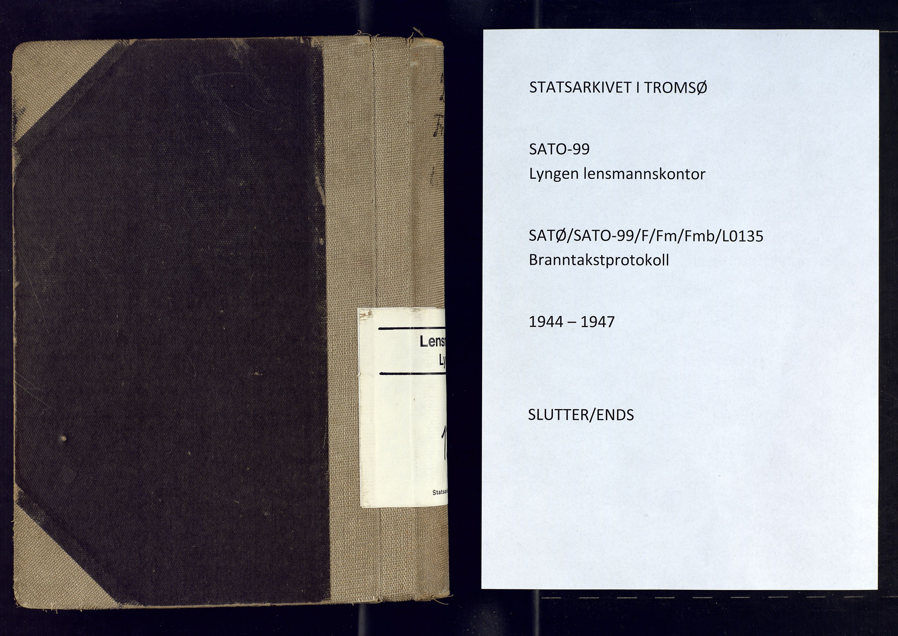 Lyngen lensmannskontor, AV/SATØ-SATO-99/F/Fm/Fmb/L0135: Branntakstprotokoller, 1944-1947, s. 502