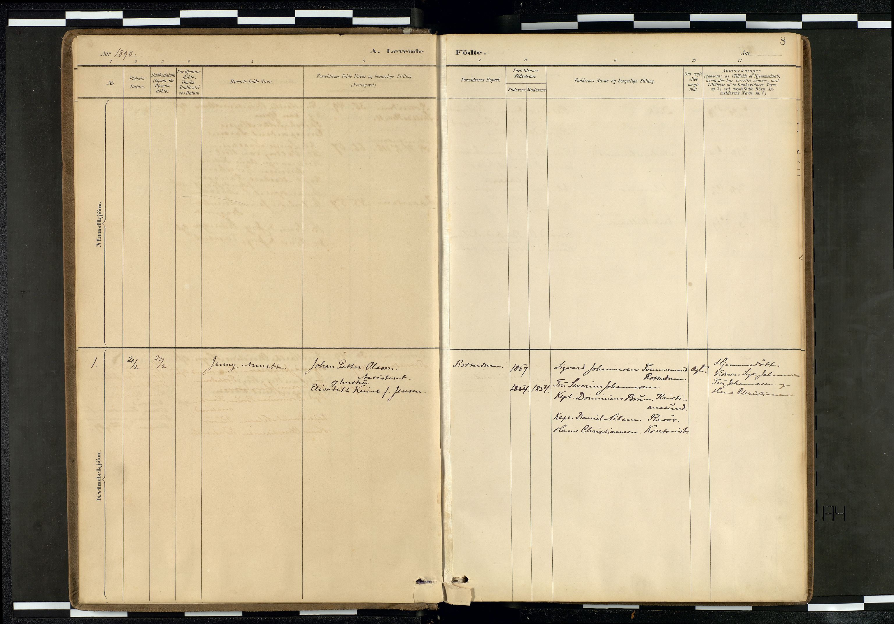 Den norske sjømannsmisjon i utlandet/Hollandske havner (Amsterdam-Rotterdam-Europort), SAB/SAB/PA-0106/H/Ha/Haa/L0002: Ministerialbok nr. A 2, 1887-1907, s. 7b-8a