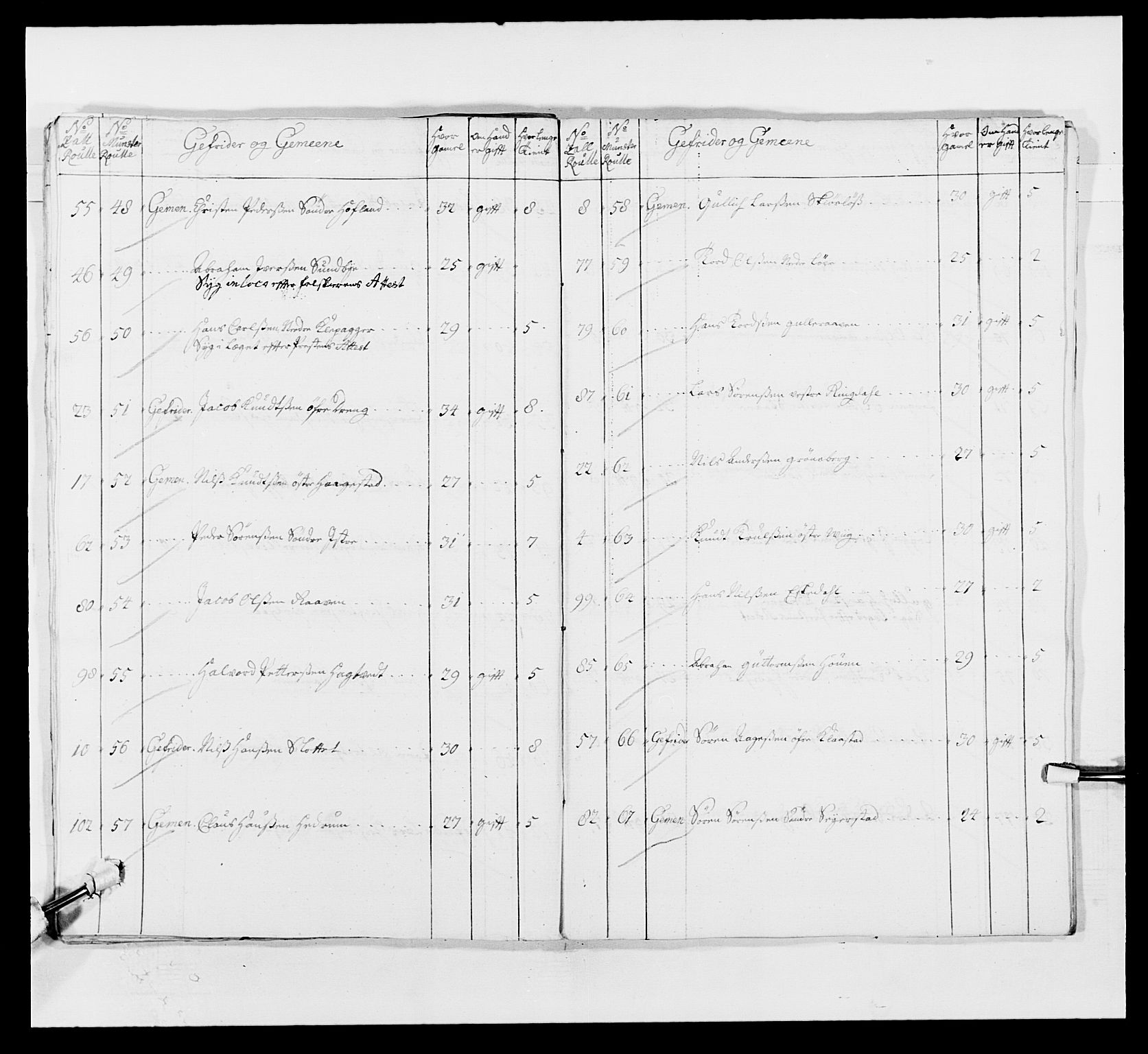 Kommanderende general (KG I) med Det norske krigsdirektorium, AV/RA-EA-5419/E/Ea/L0497: 2. Smålenske regiment, 1748-1765, s. 289