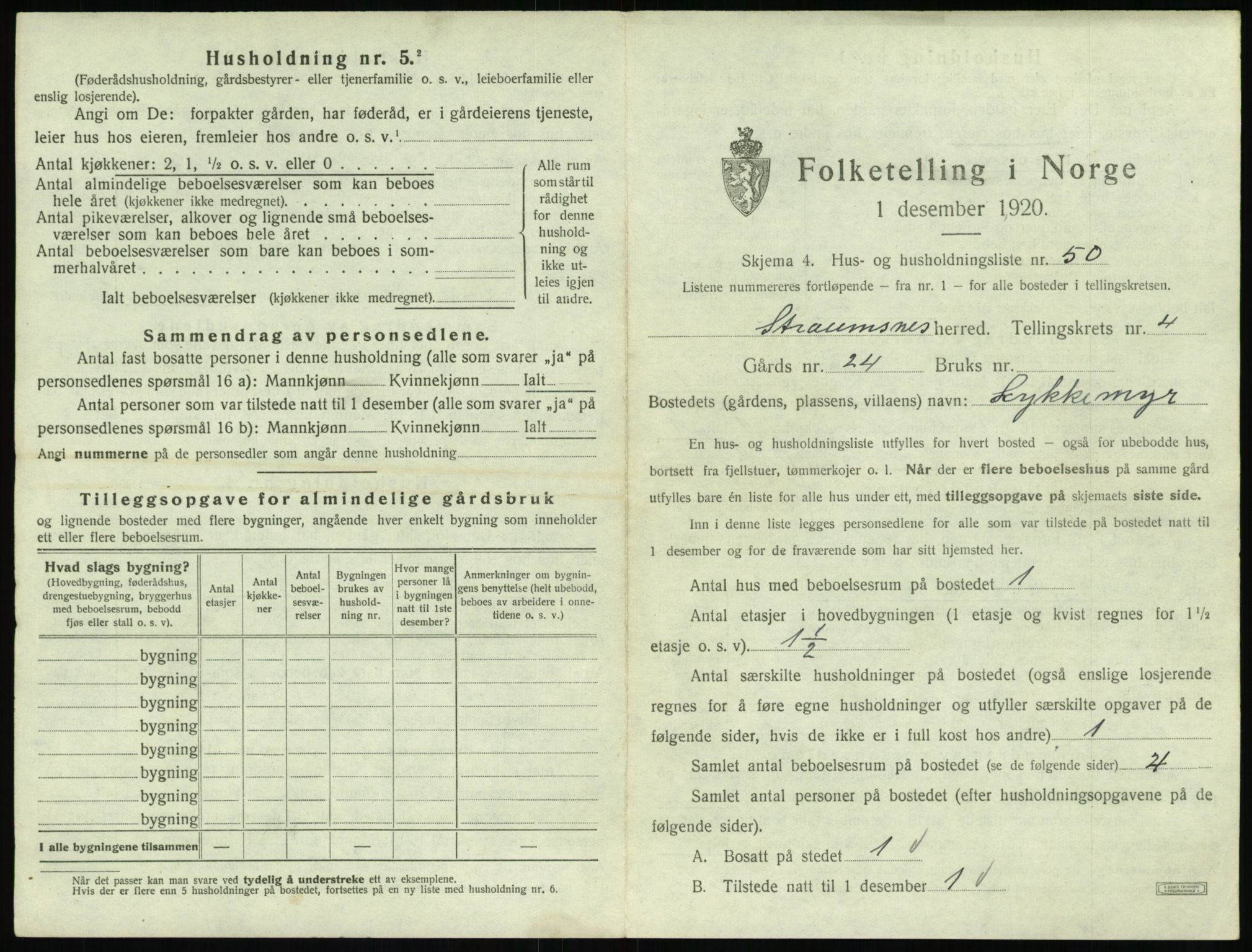 SAT, Folketelling 1920 for 1559 Straumsnes herred, 1920, s. 323