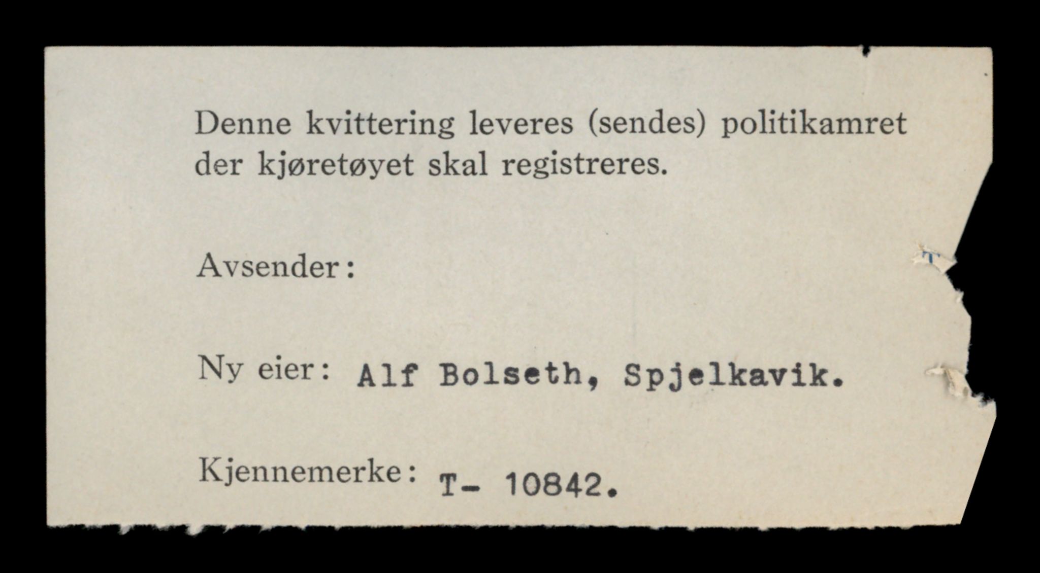 Møre og Romsdal vegkontor - Ålesund trafikkstasjon, AV/SAT-A-4099/F/Fe/L0024: Registreringskort for kjøretøy T 10810 - T 10930, 1927-1998, s. 876