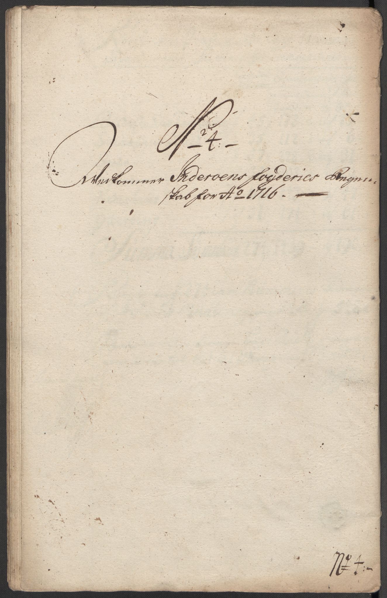 Rentekammeret inntil 1814, Reviderte regnskaper, Fogderegnskap, RA/EA-4092/R63/L4324: Fogderegnskap Inderøy, 1716, s. 127