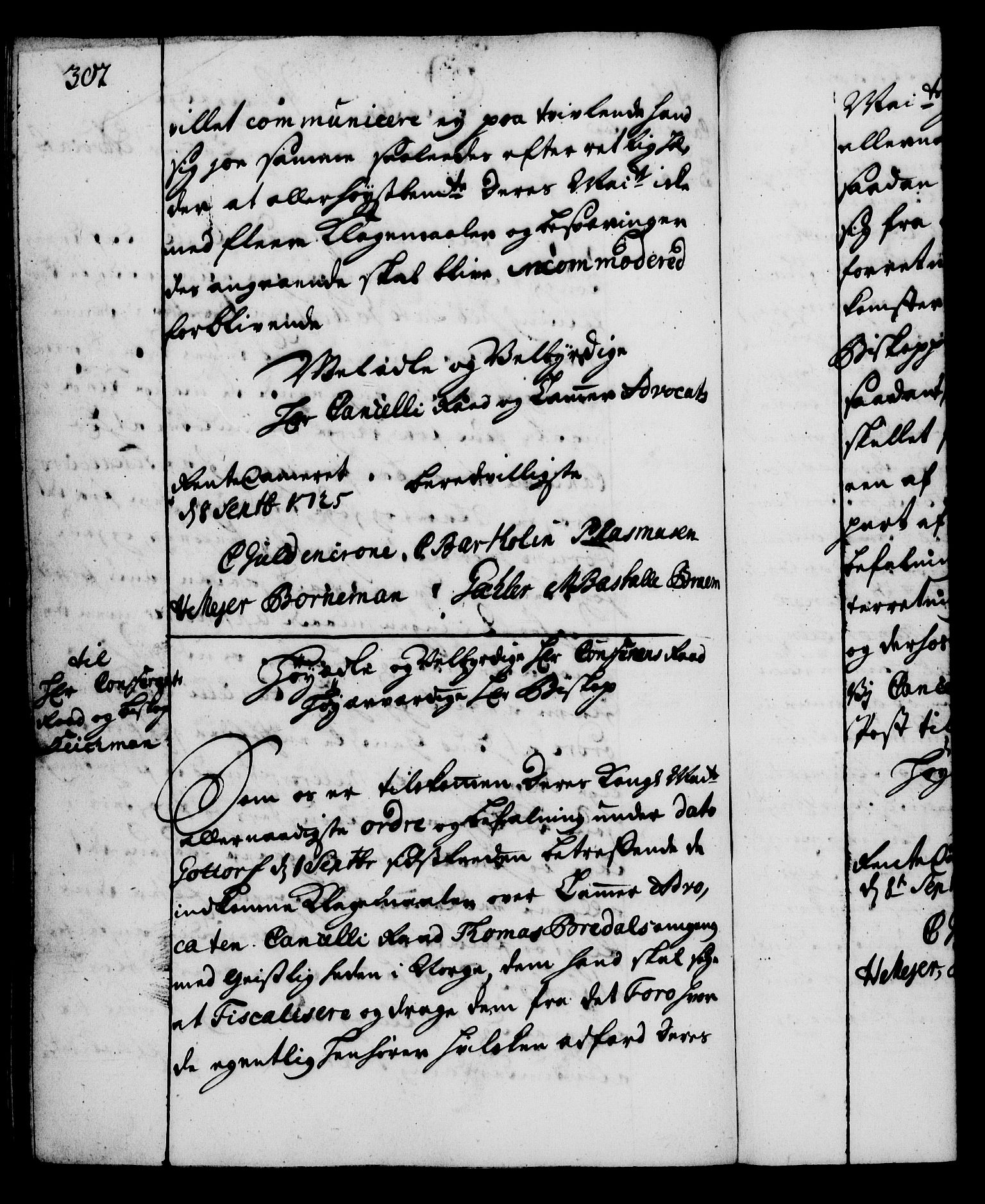 Rentekammeret, Kammerkanselliet, RA/EA-3111/G/Gg/Gga/L0002: Norsk ekspedisjonsprotokoll med register (merket RK 53.2), 1723-1727, s. 302