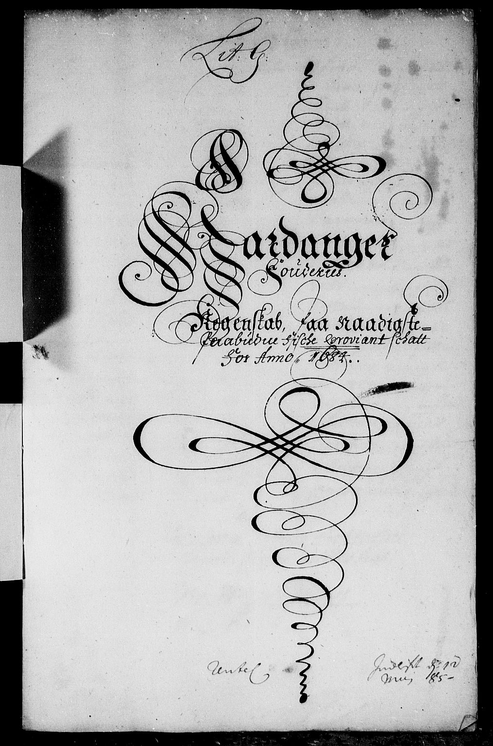 Rentekammeret inntil 1814, Reviderte regnskaper, Stiftamtstueregnskaper, Bergen stiftamt, RA/EA-6043/R/Rc/L0075: Bergen stiftamt, 1682-1684