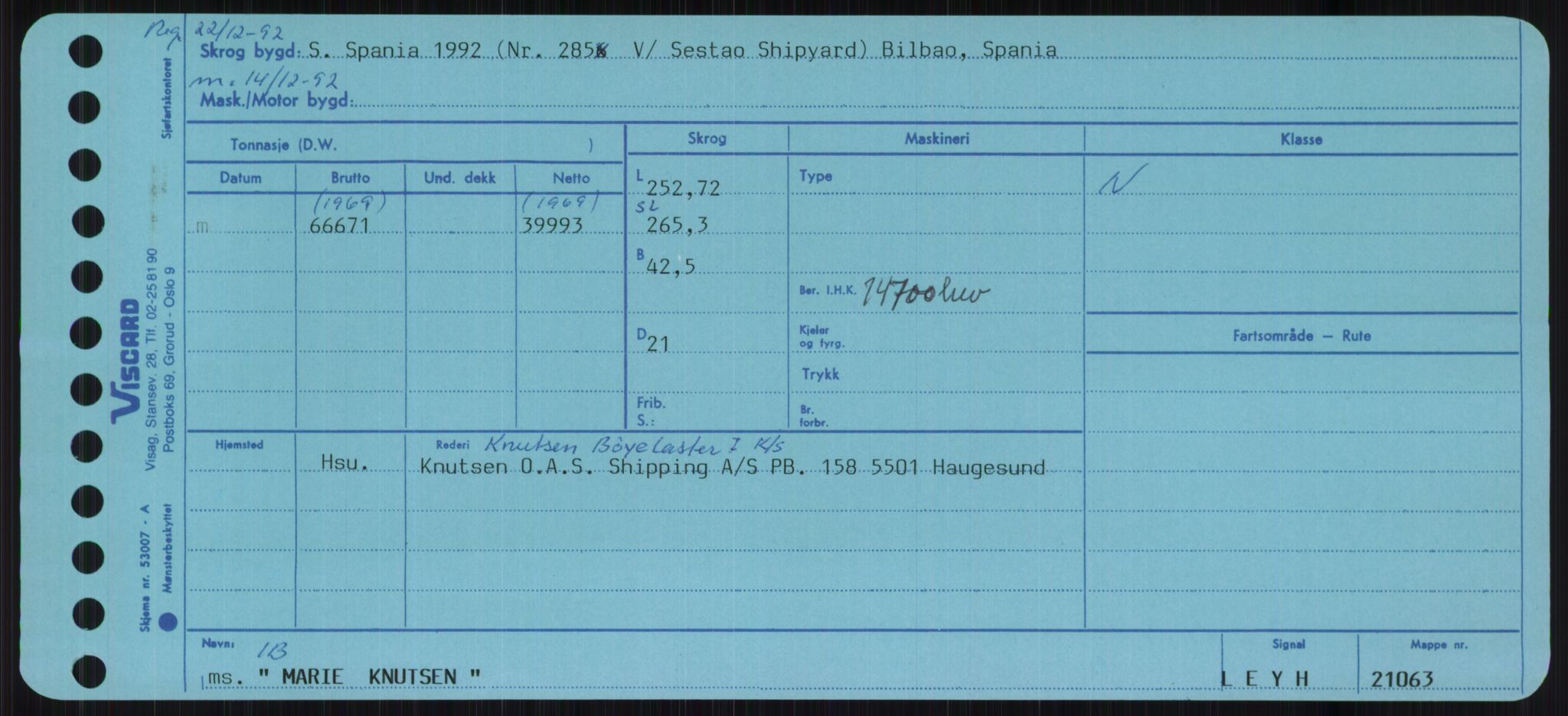 Sjøfartsdirektoratet med forløpere, Skipsmålingen, AV/RA-S-1627/H/Ha/L0003/0002: Fartøy, Hilm-Mar / Fartøy, Kom-Mar, s. 907