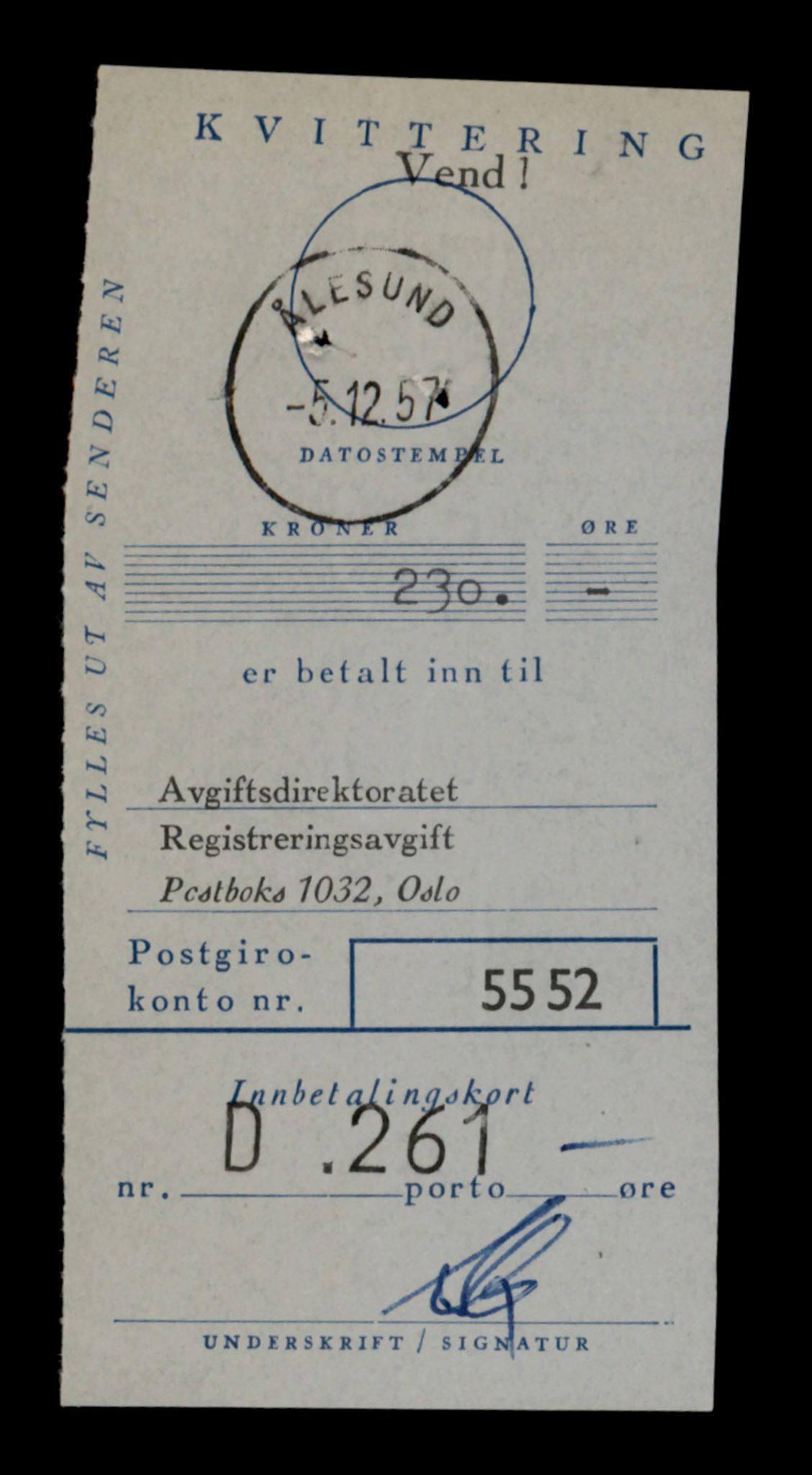 Møre og Romsdal vegkontor - Ålesund trafikkstasjon, AV/SAT-A-4099/F/Fe/L0005: Registreringskort for kjøretøy T 443 - T 546, 1927-1998, s. 1645