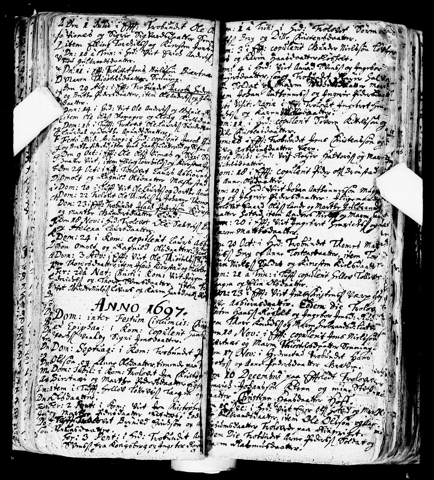 Sandsvær kirkebøker, SAKO/A-244/F/Fa/L0001: Ministerialbok nr. I 1, 1665-1725, s. 117