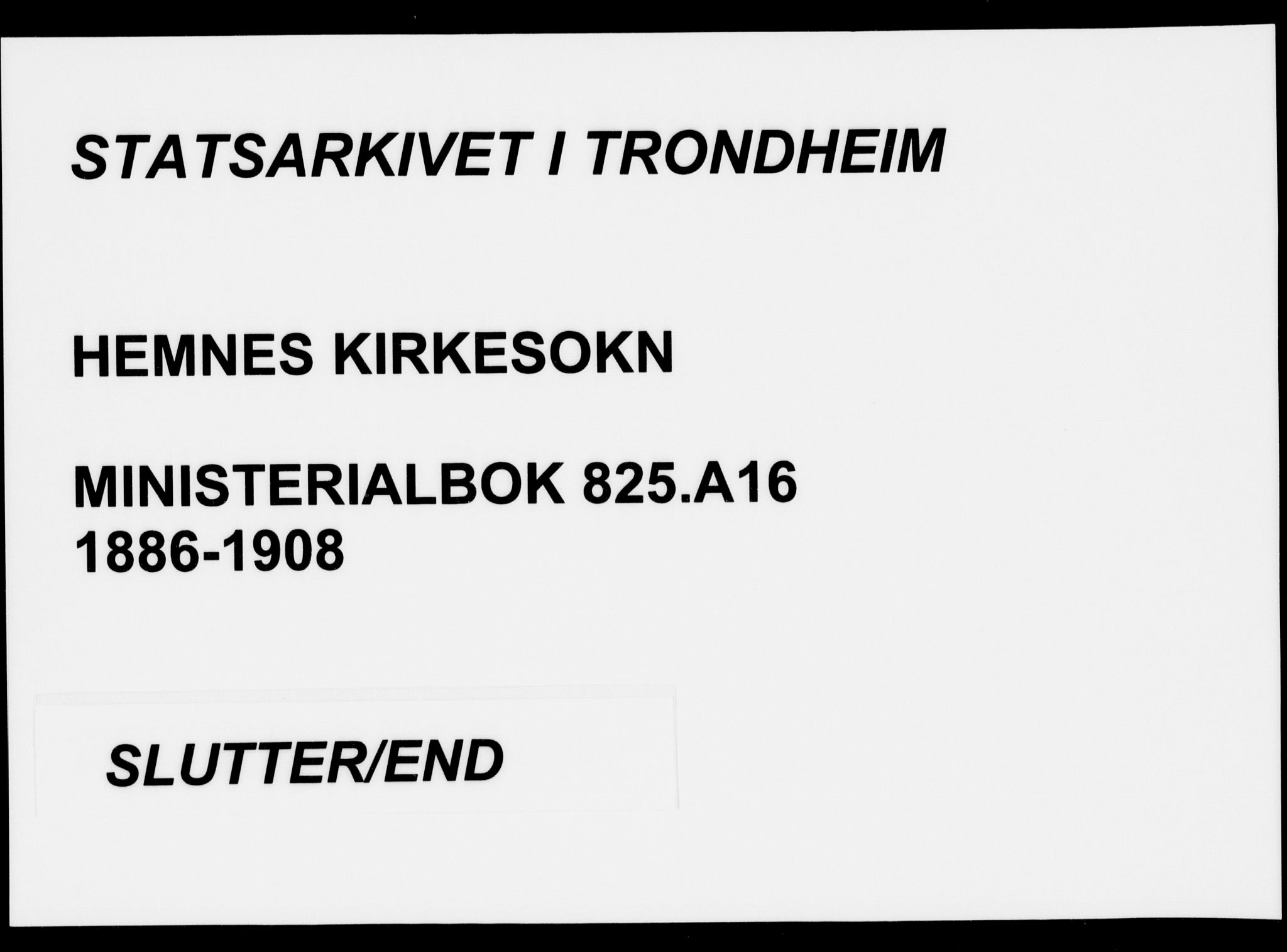 Ministerialprotokoller, klokkerbøker og fødselsregistre - Nordland, AV/SAT-A-1459/825/L0362: Ministerialbok nr. 825A16, 1886-1908
