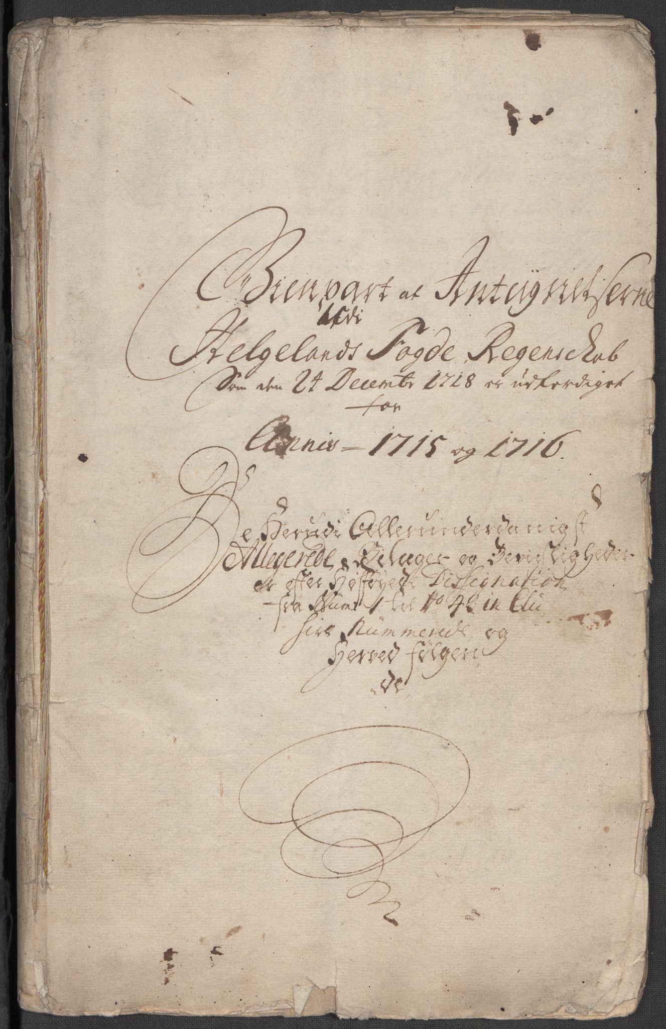 Rentekammeret inntil 1814, Reviderte regnskaper, Fogderegnskap, AV/RA-EA-4092/R65/L4514: Fogderegnskap Helgeland, 1716, s. 324