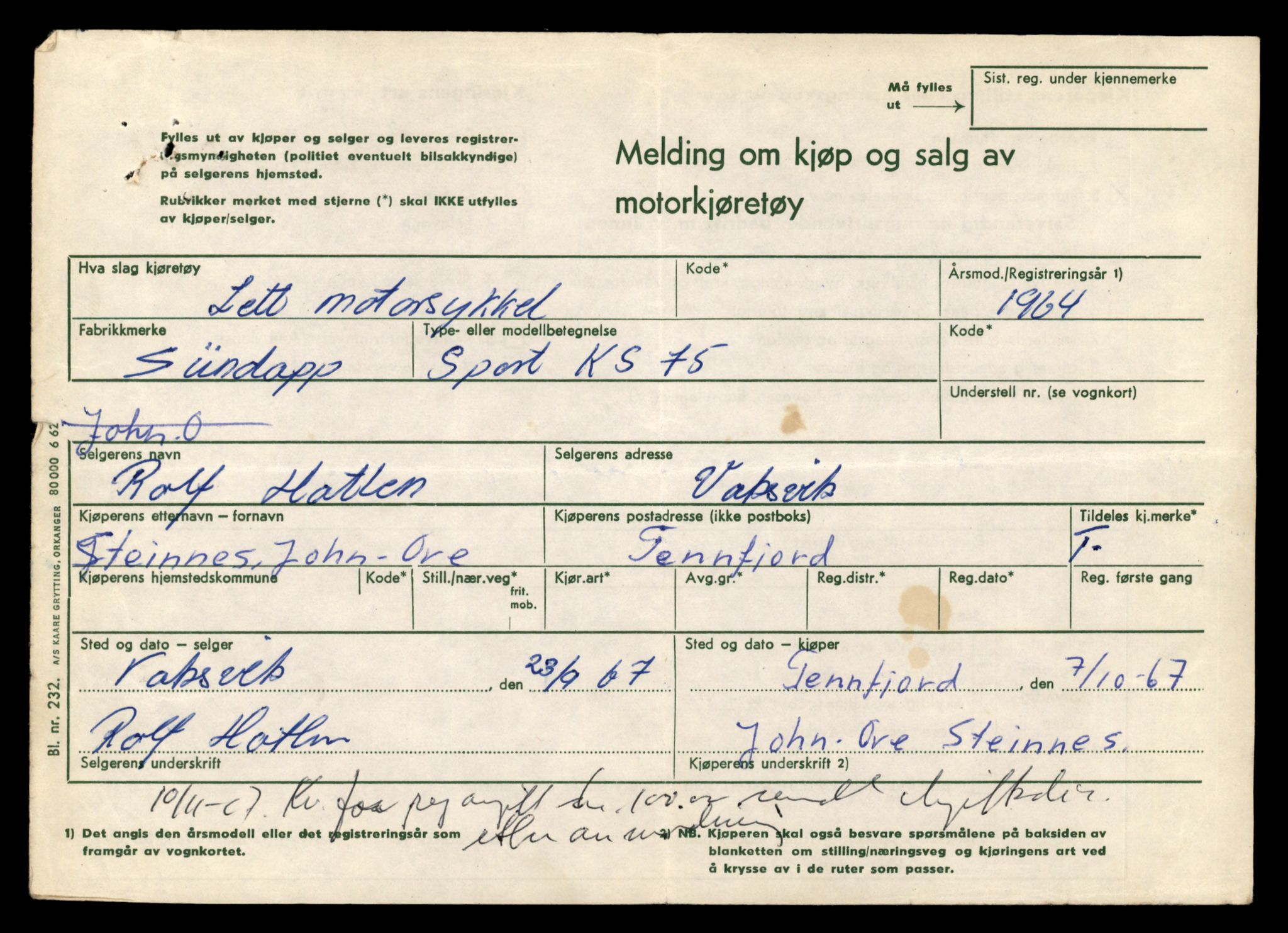 Møre og Romsdal vegkontor - Ålesund trafikkstasjon, AV/SAT-A-4099/F/Fe/L0039: Registreringskort for kjøretøy T 13361 - T 13530, 1927-1998, s. 271