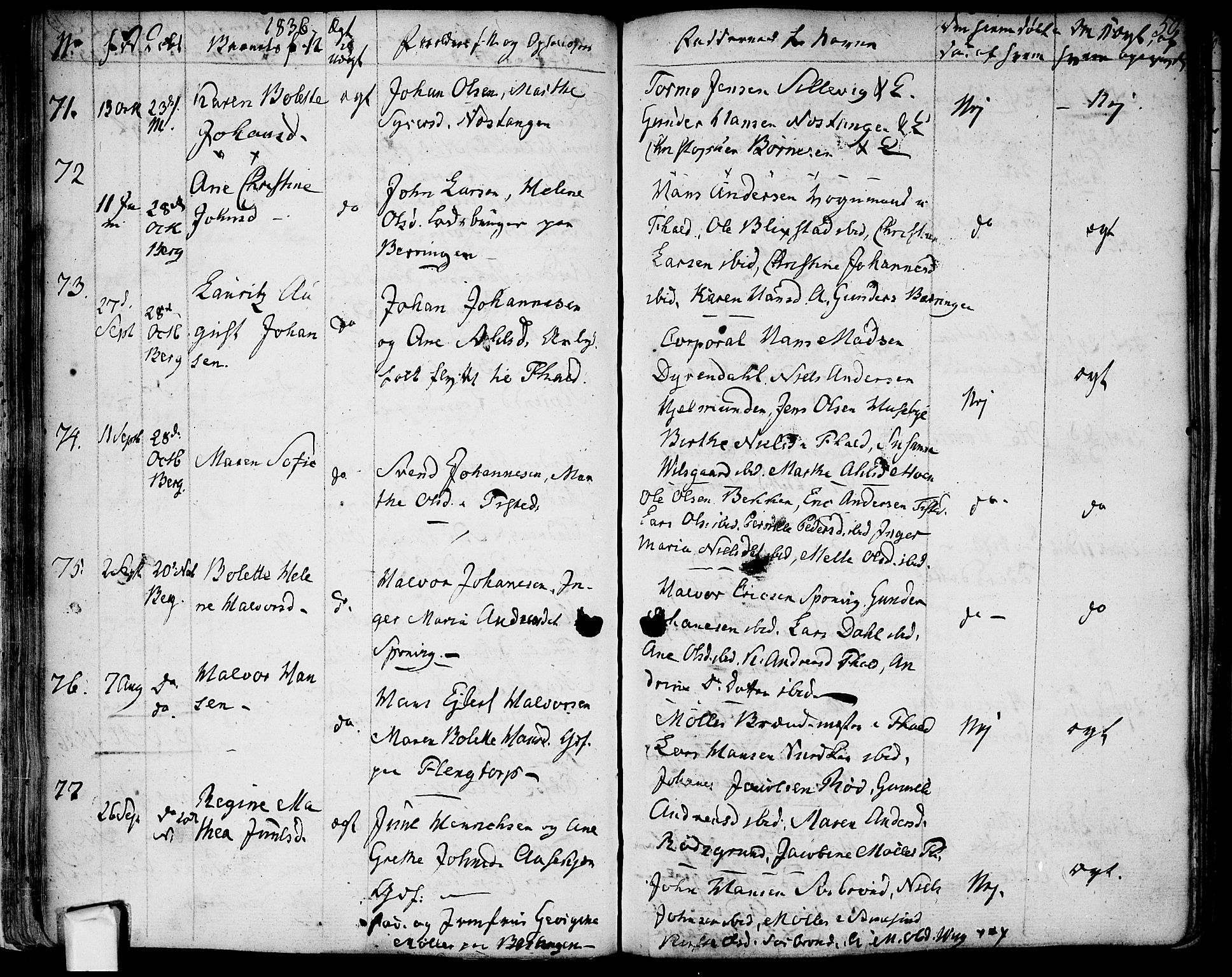 Berg prestekontor Kirkebøker, AV/SAO-A-10902/F/Fa/L0003: Ministerialbok nr. I 3, 1832-1842, s. 50