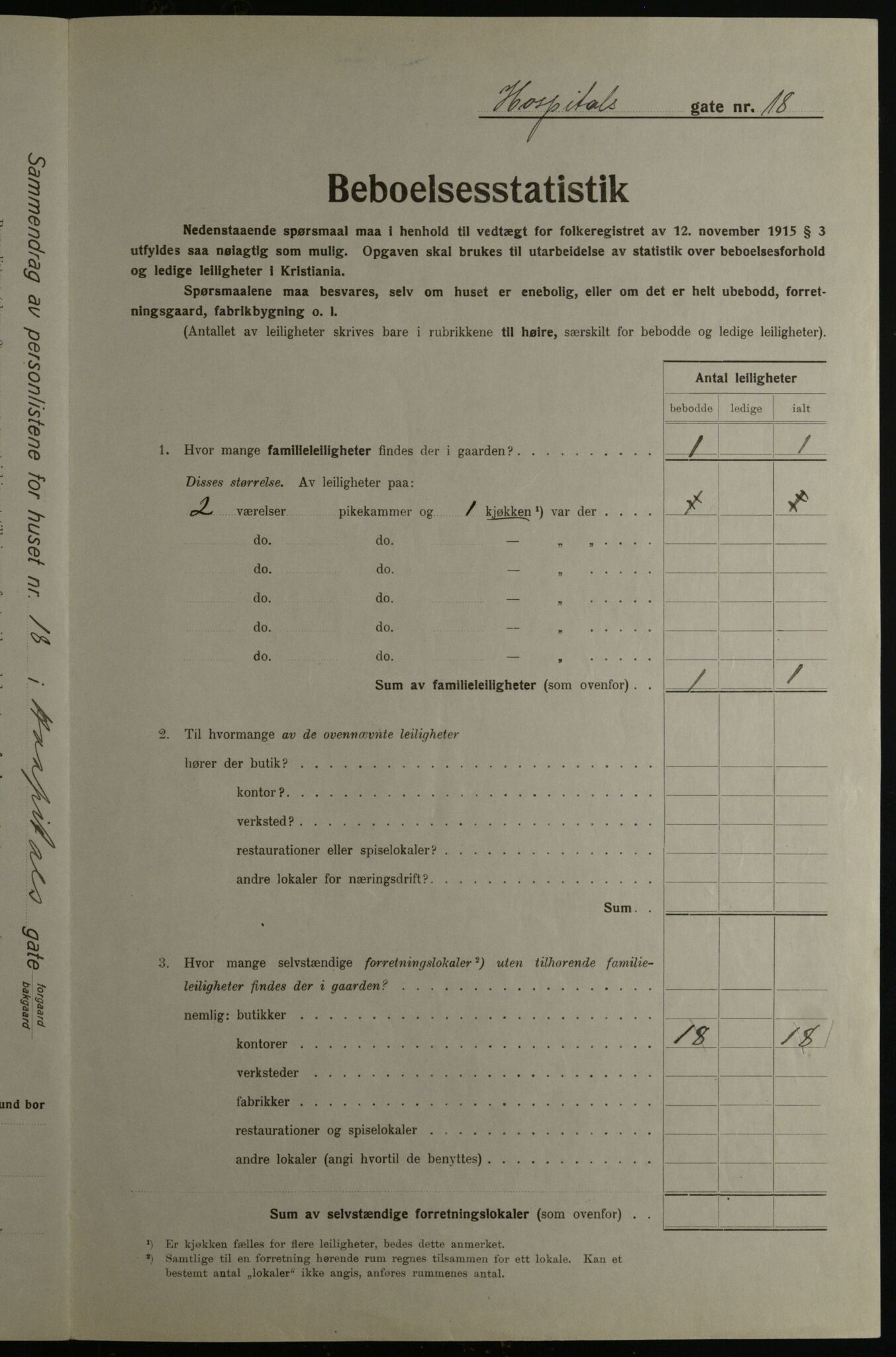 OBA, Kommunal folketelling 1.12.1923 for Kristiania, 1923, s. 46386