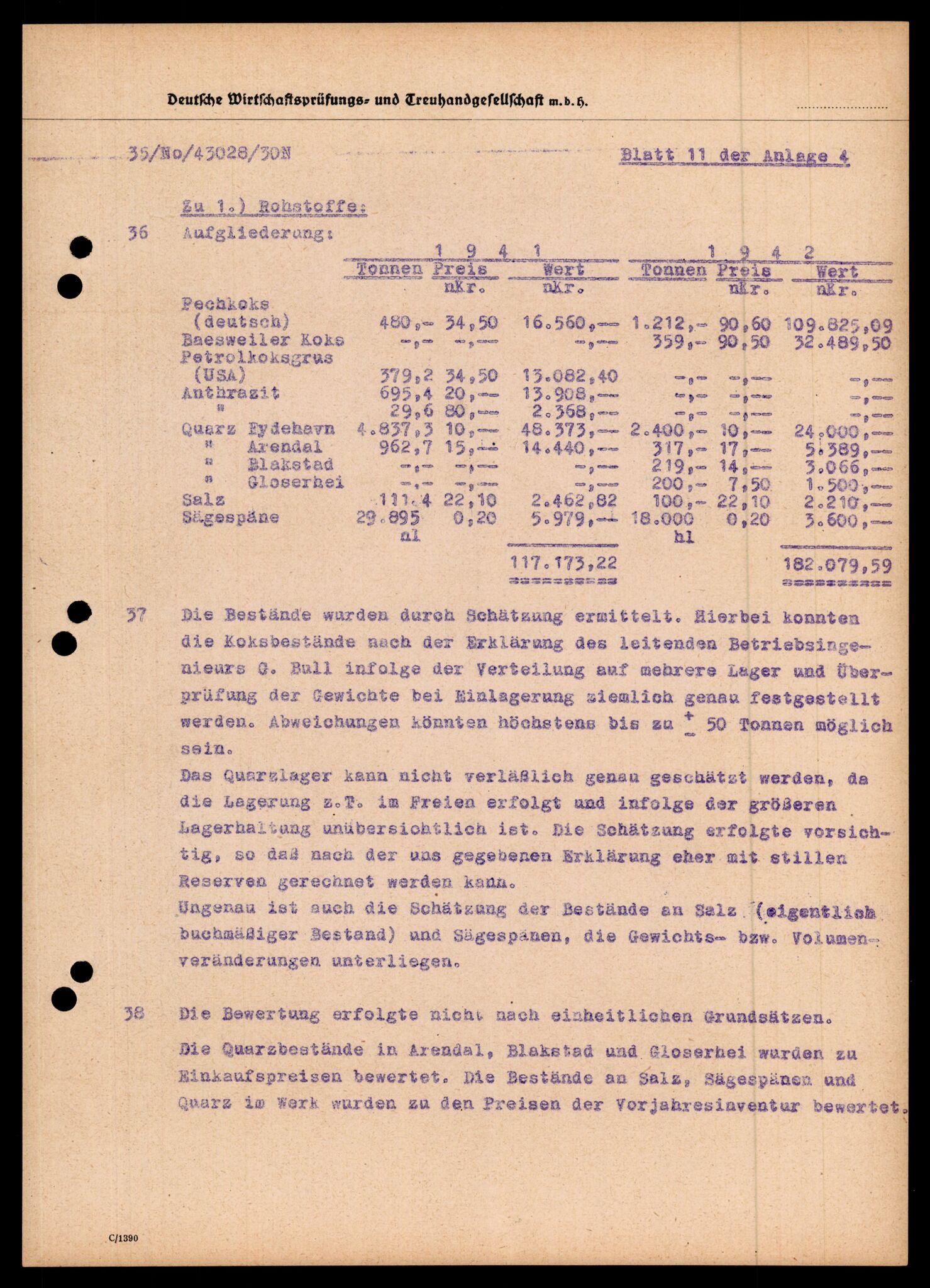 Forsvarets Overkommando. 2 kontor. Arkiv 11.4. Spredte tyske arkivsaker, AV/RA-RAFA-7031/D/Dar/Darc/L0030: Tyske oppgaver over norske industribedrifter, 1940-1943, s. 752