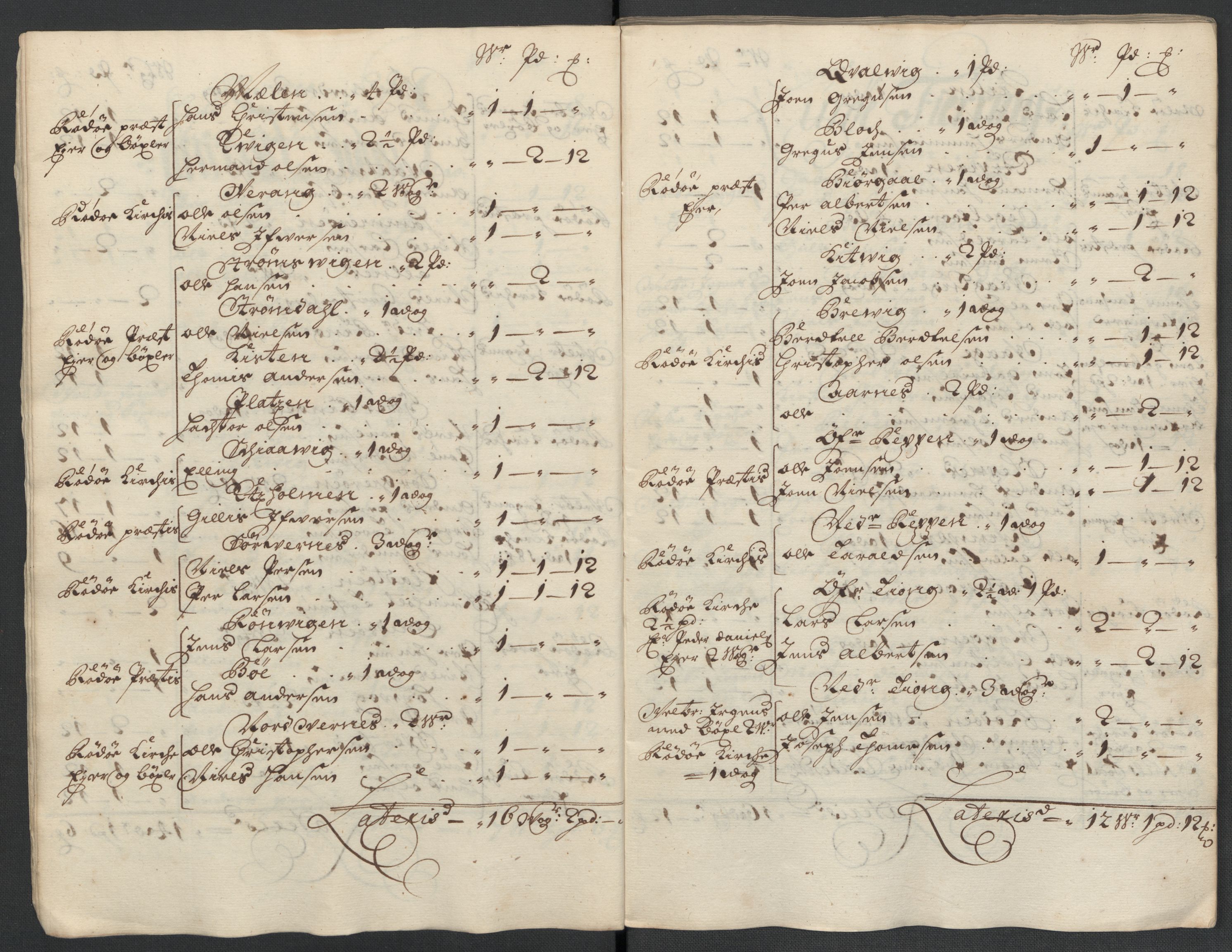 Rentekammeret inntil 1814, Reviderte regnskaper, Fogderegnskap, AV/RA-EA-4092/R65/L4508: Fogderegnskap Helgeland, 1702-1705, s. 133