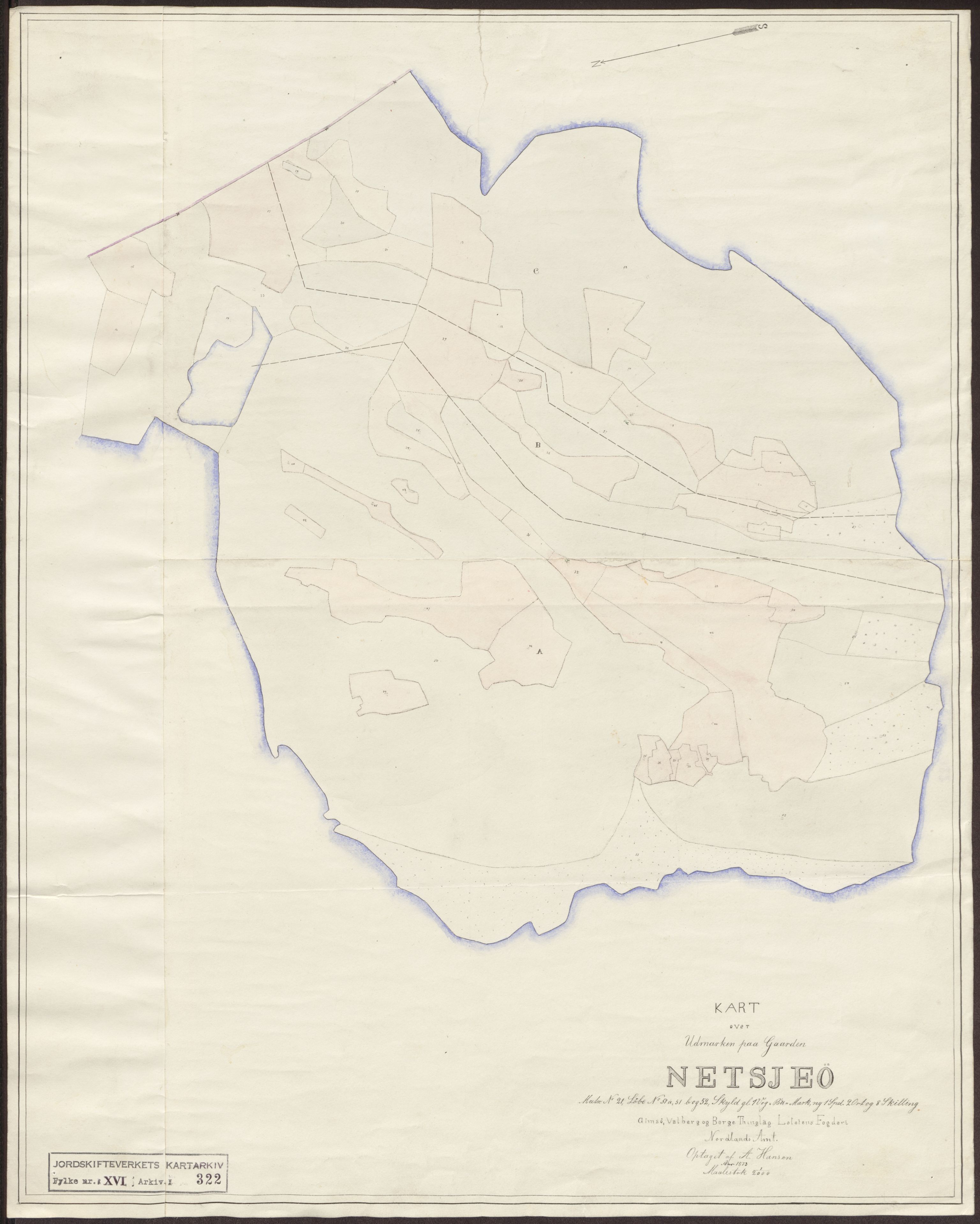 Jordskifteverkets kartarkiv, RA/S-3929/T, 1859-1988, s. 425