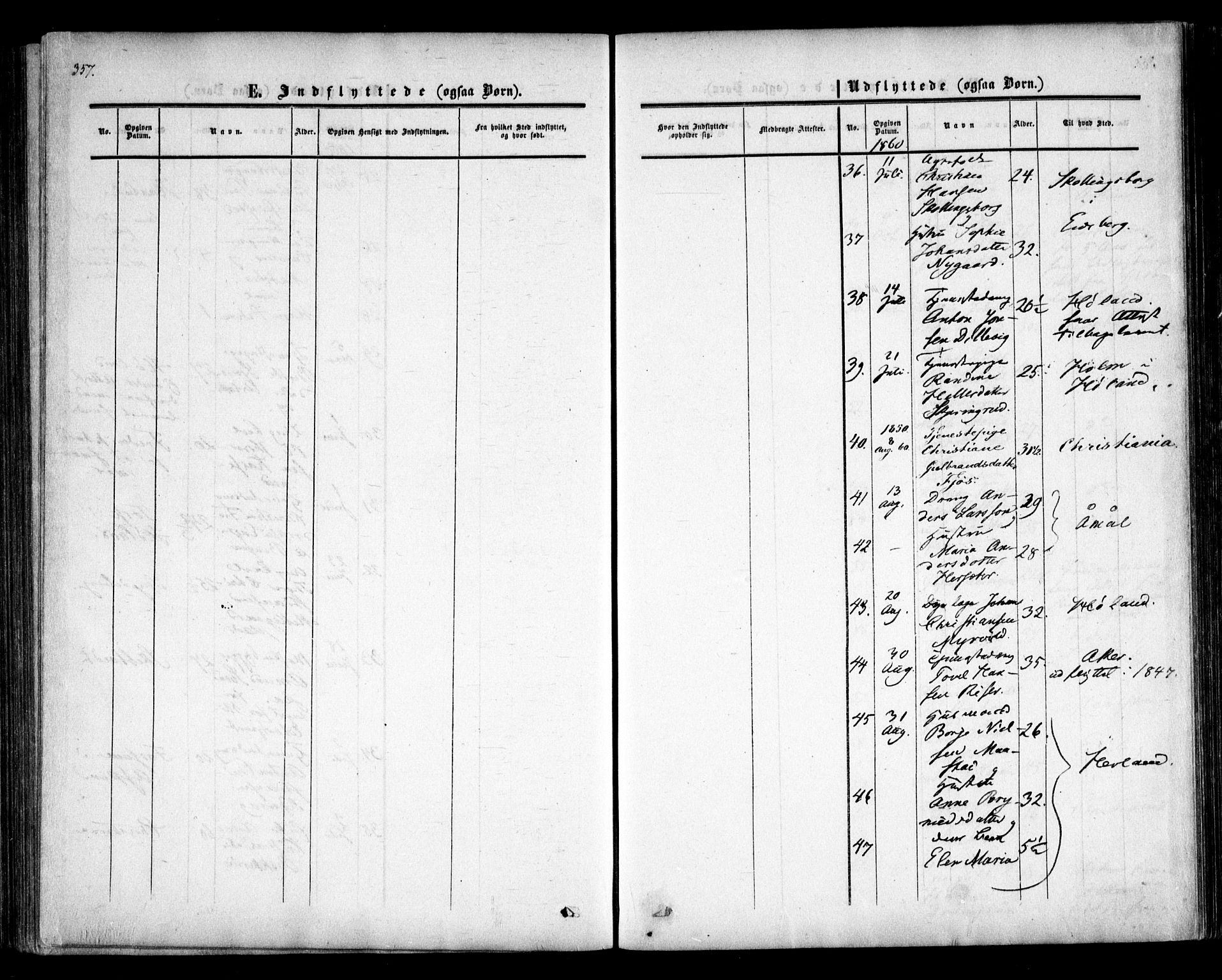 Trøgstad prestekontor Kirkebøker, SAO/A-10925/F/Fa/L0008.b: Ministerialbok nr. I 8B, 1855-1864, s. 357
