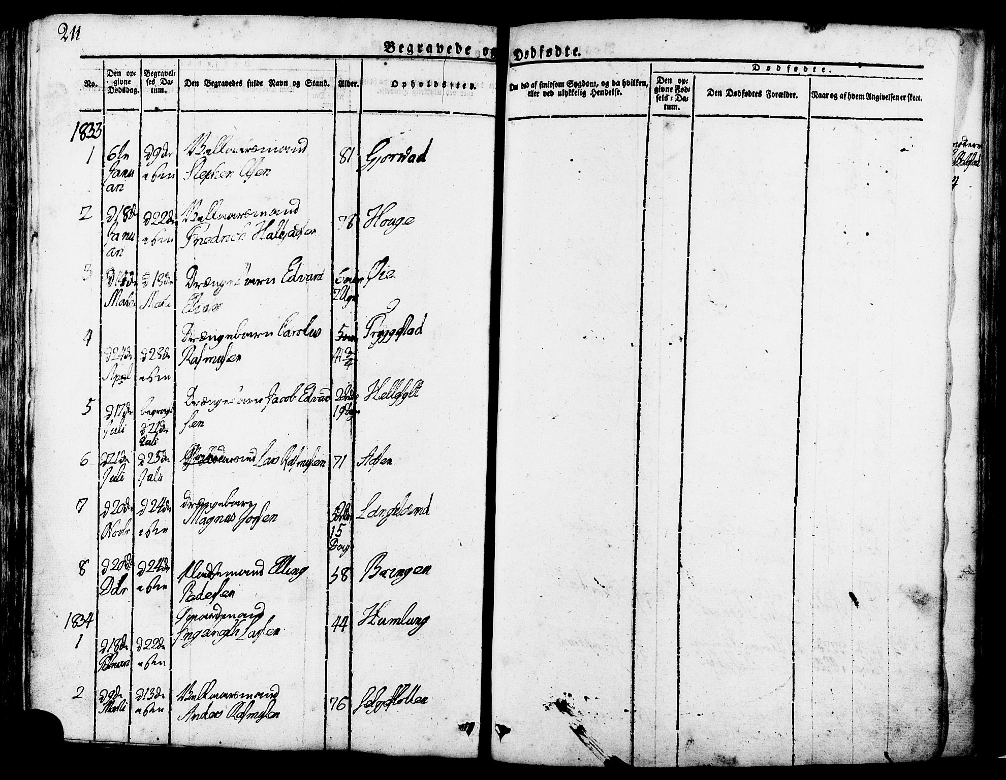 Ministerialprotokoller, klokkerbøker og fødselsregistre - Møre og Romsdal, SAT/A-1454/517/L0221: Ministerialbok nr. 517A01, 1827-1858, s. 211