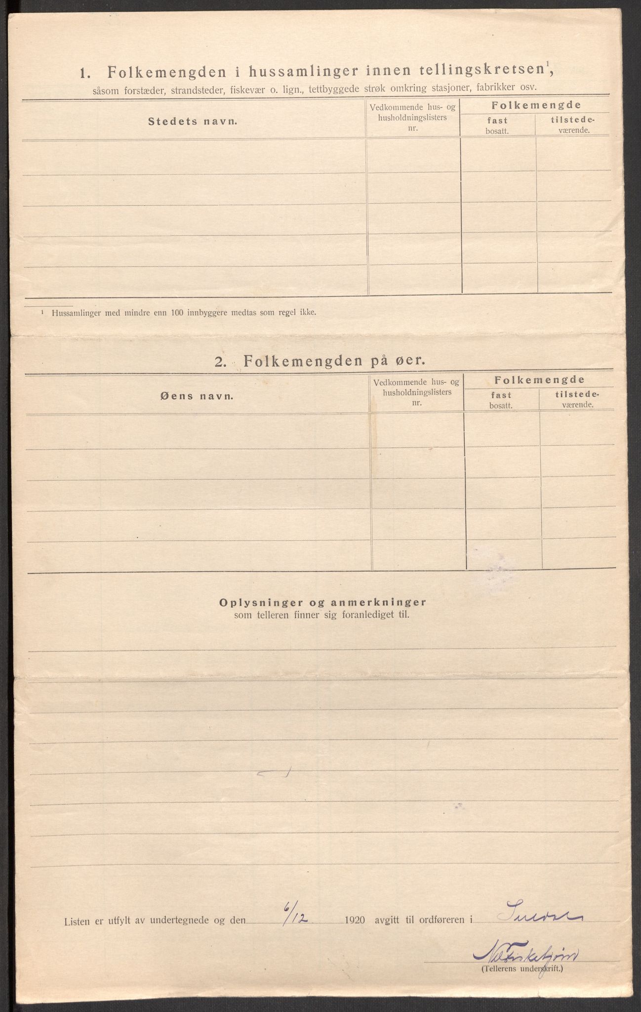 SAST, Folketelling 1920 for 1134 Suldal herred, 1920, s. 39