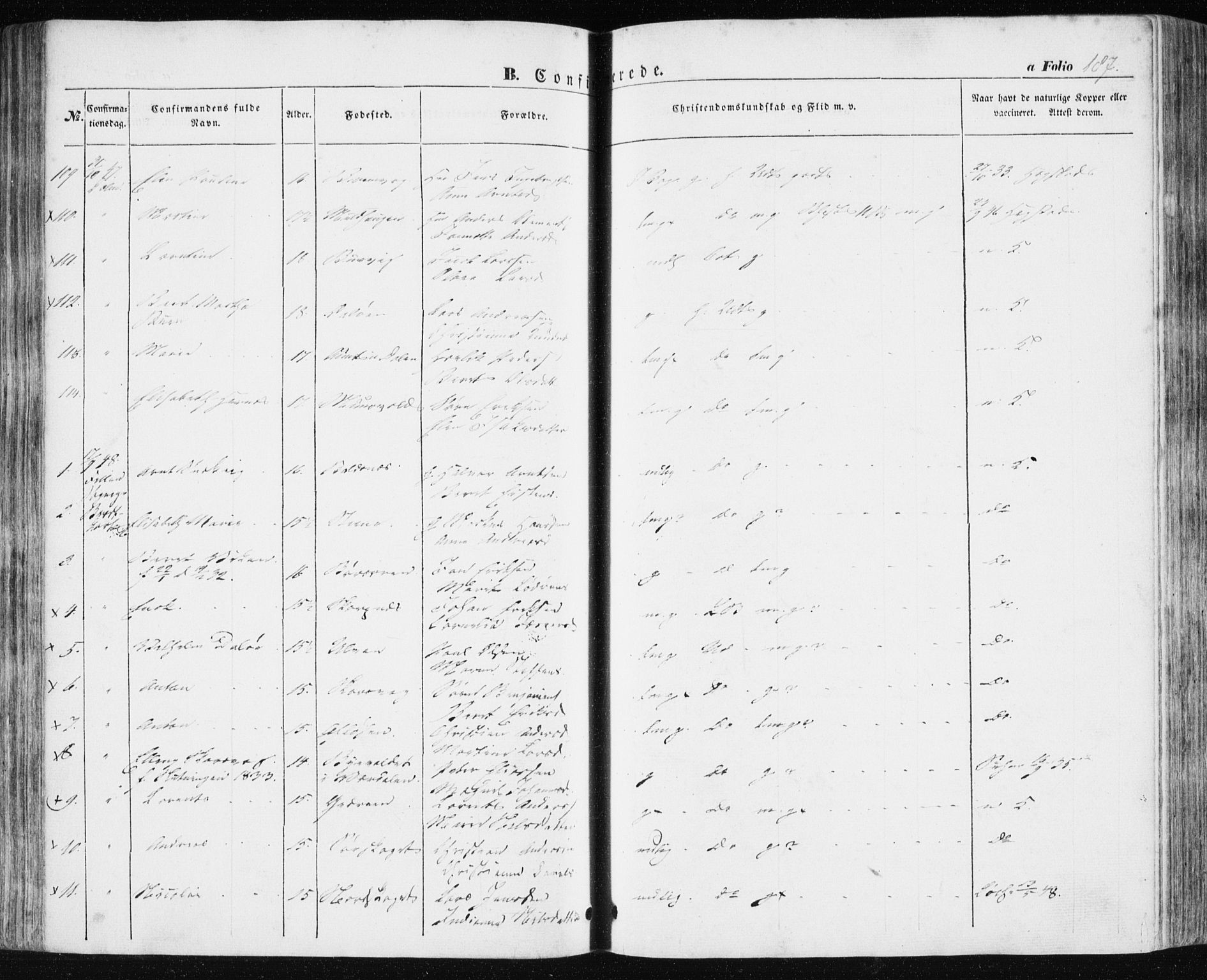 Ministerialprotokoller, klokkerbøker og fødselsregistre - Sør-Trøndelag, SAT/A-1456/634/L0529: Ministerialbok nr. 634A05, 1843-1851, s. 187